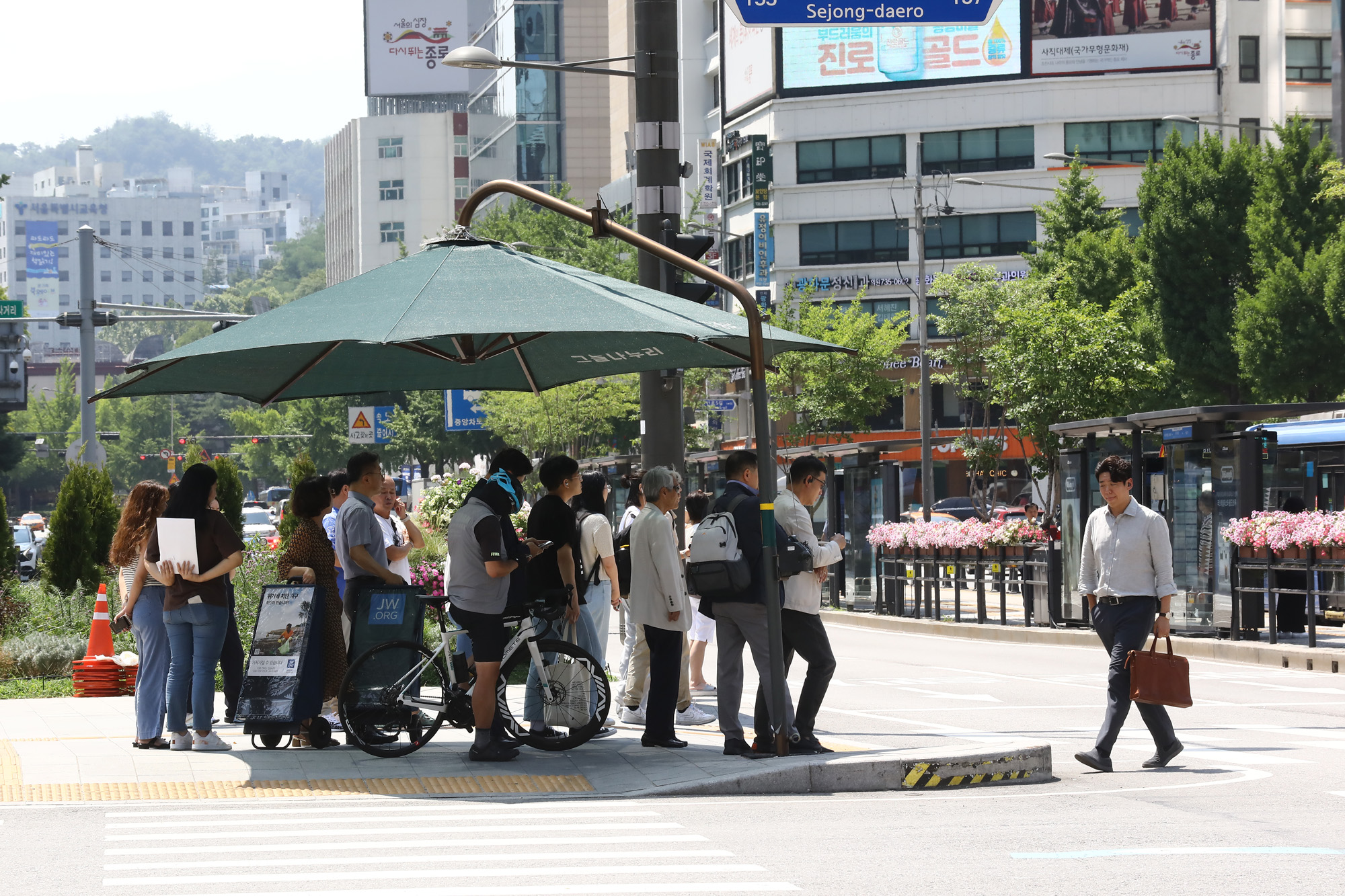 더위;불볕;광화문 햇빛