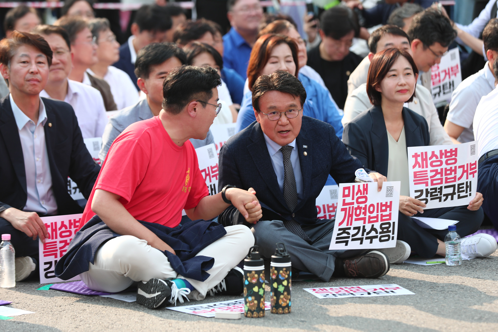 정치;장외집회;광화문집회;채상병특검법;거부권거부범국민대회;박찬대;황운하