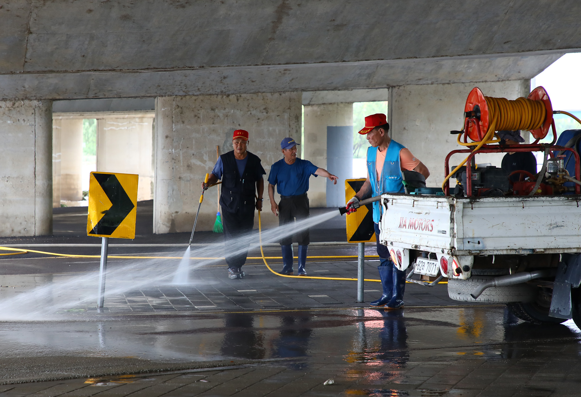중랑천 집중호우