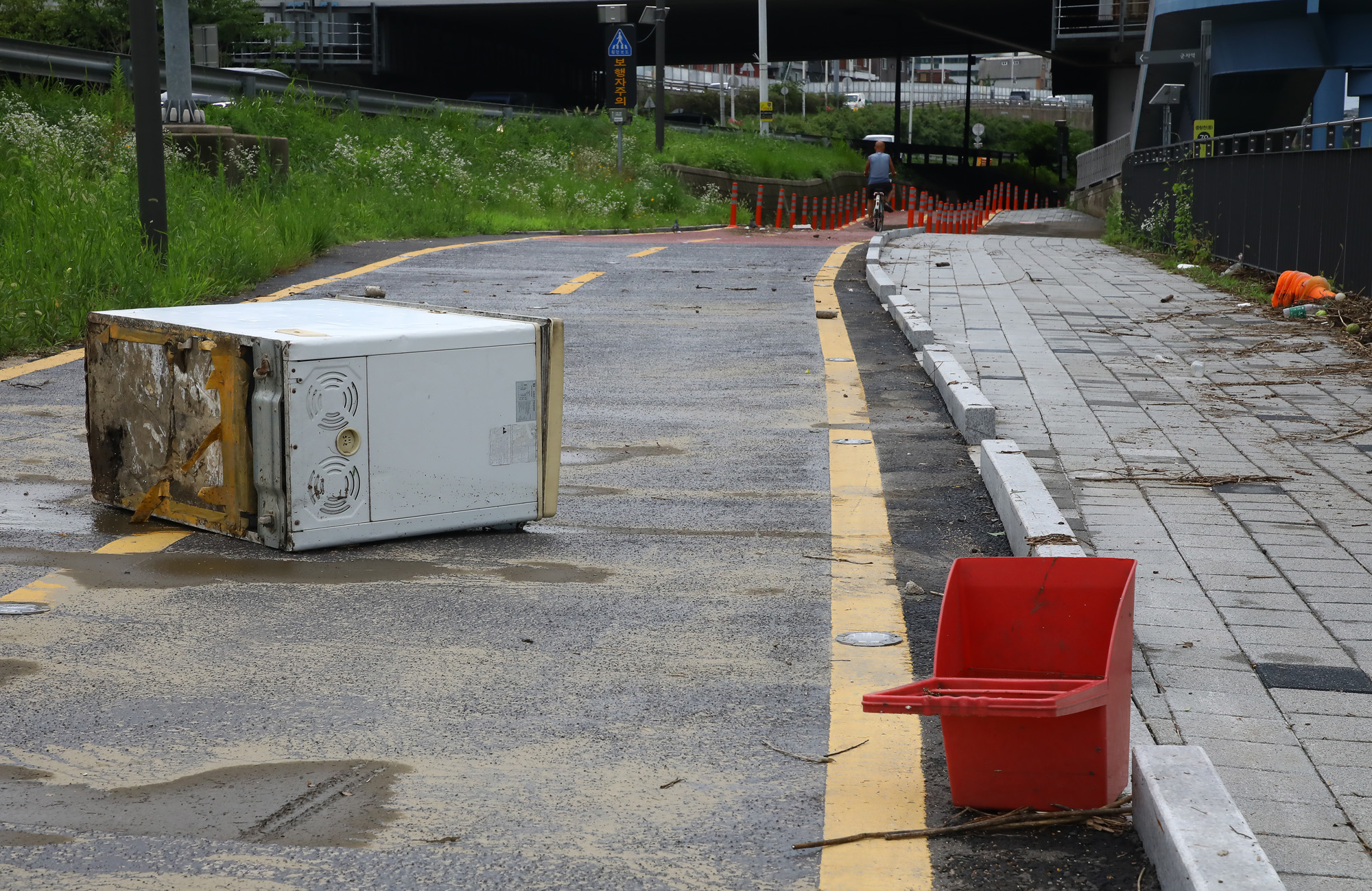 중랑천 집중호우