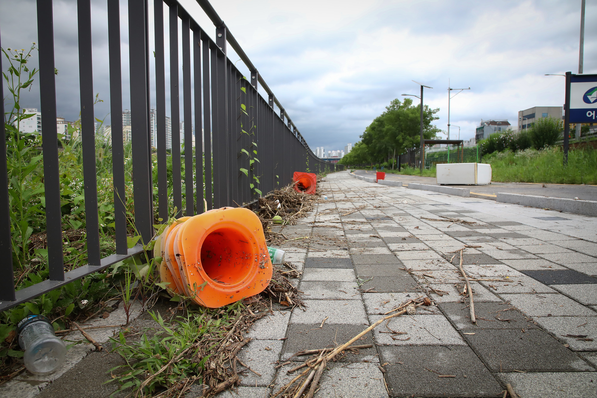 중랑천 집중호우
