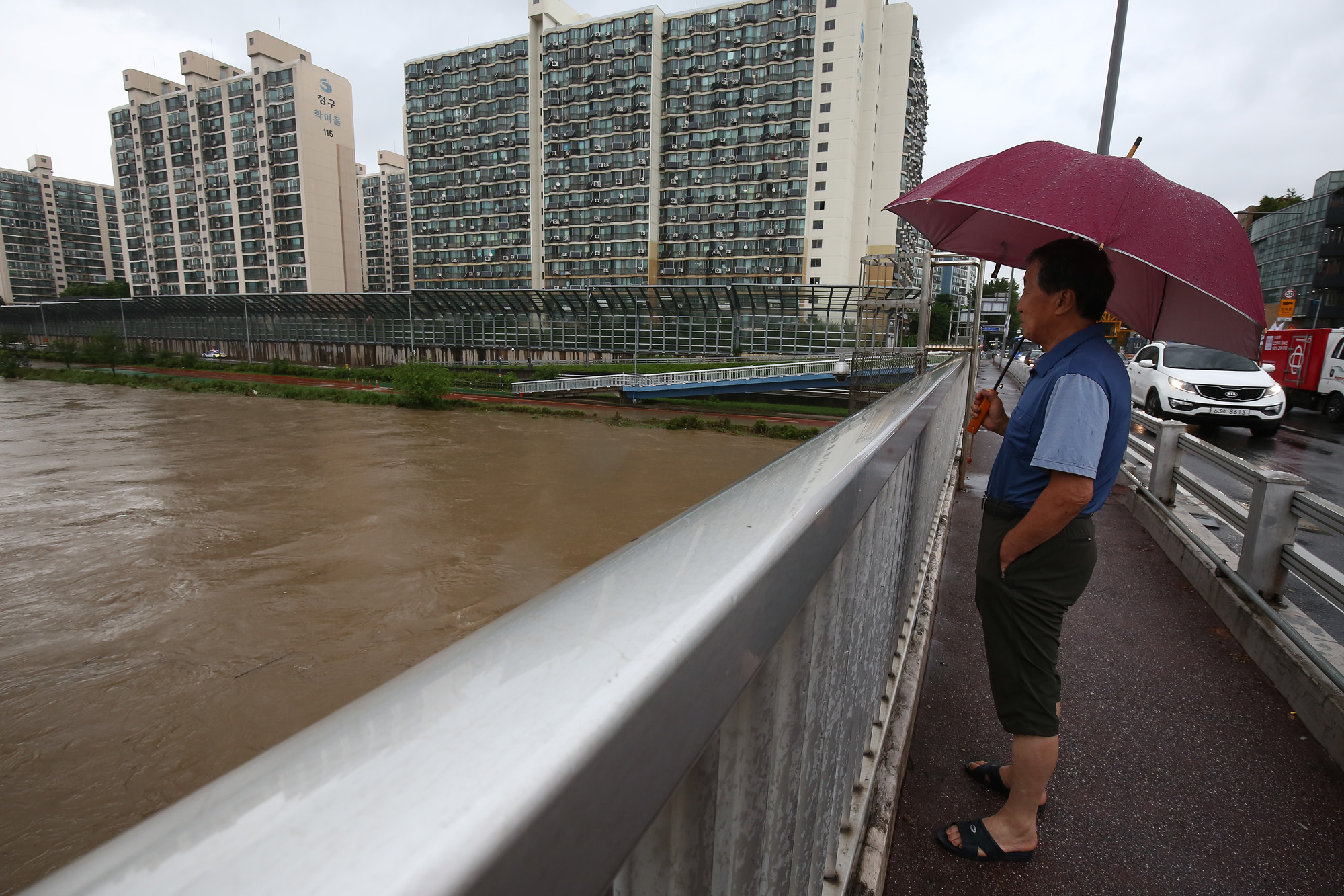 중랑천 동부간선도로