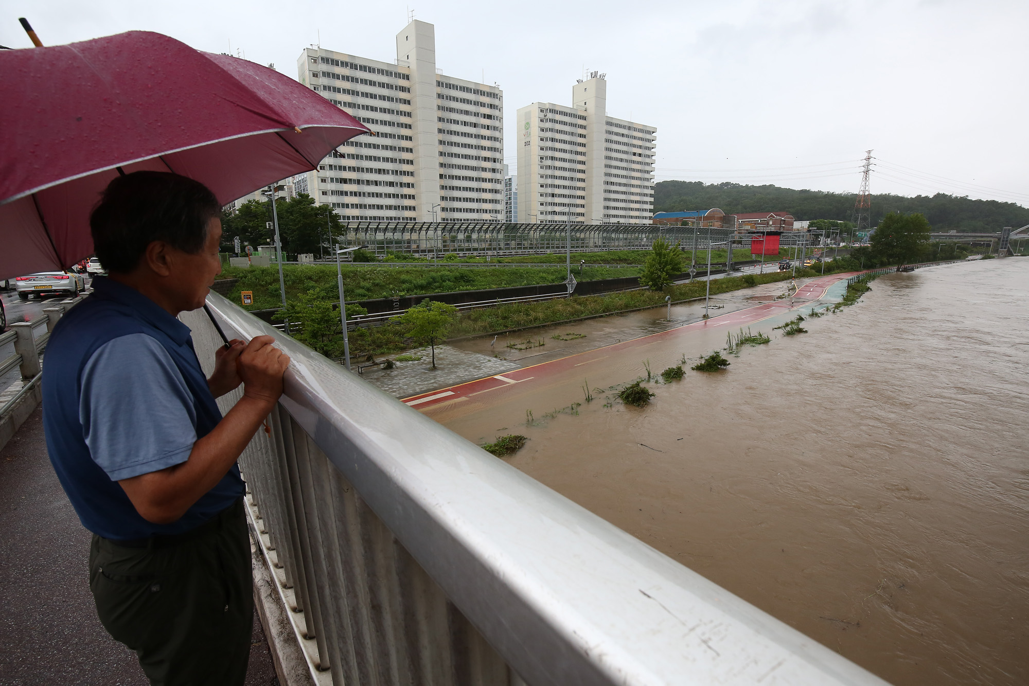 중랑천 동부간선도로
