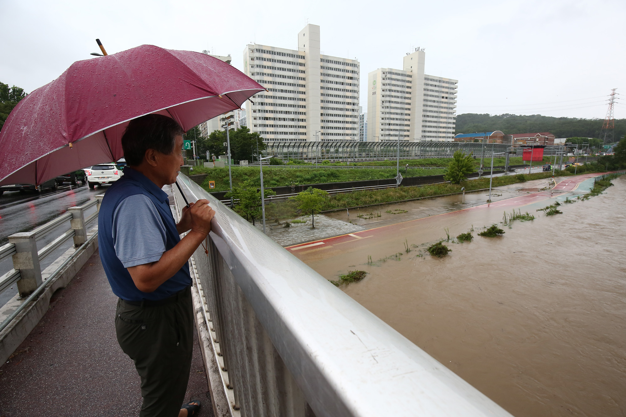 중랑천 동부간선도로
