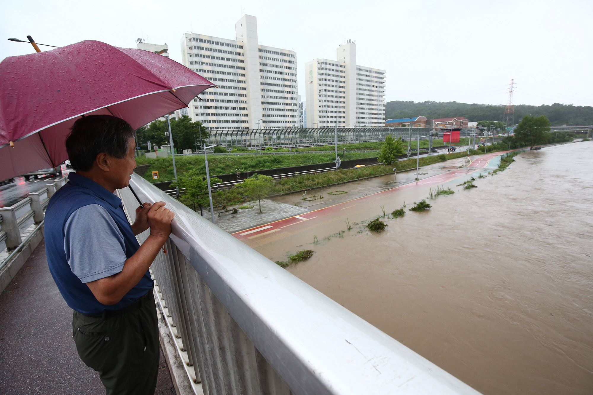 중랑천 동부간선도로
