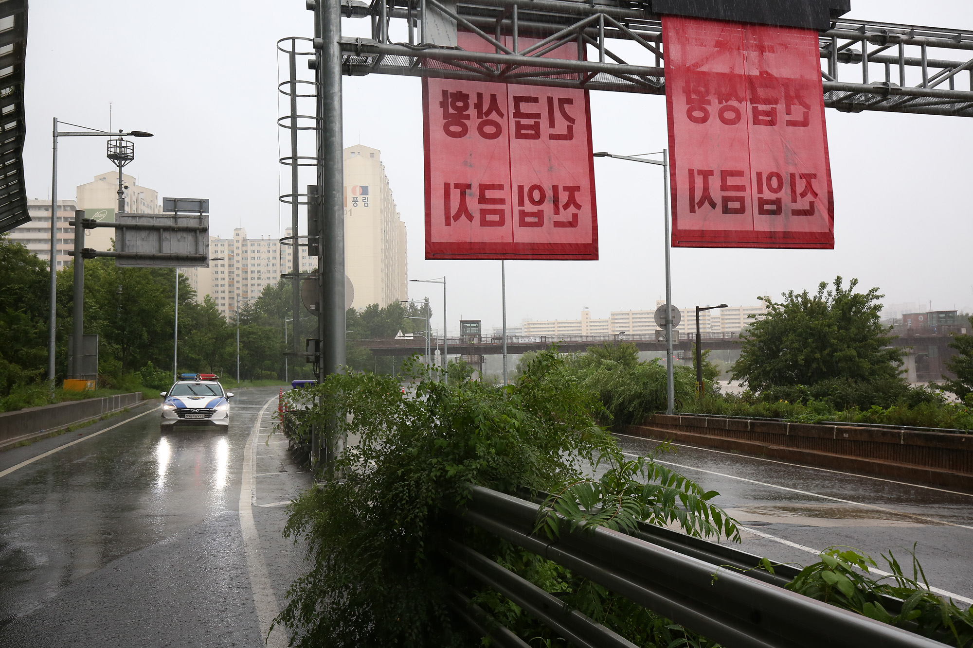 중랑천 동부간선도로