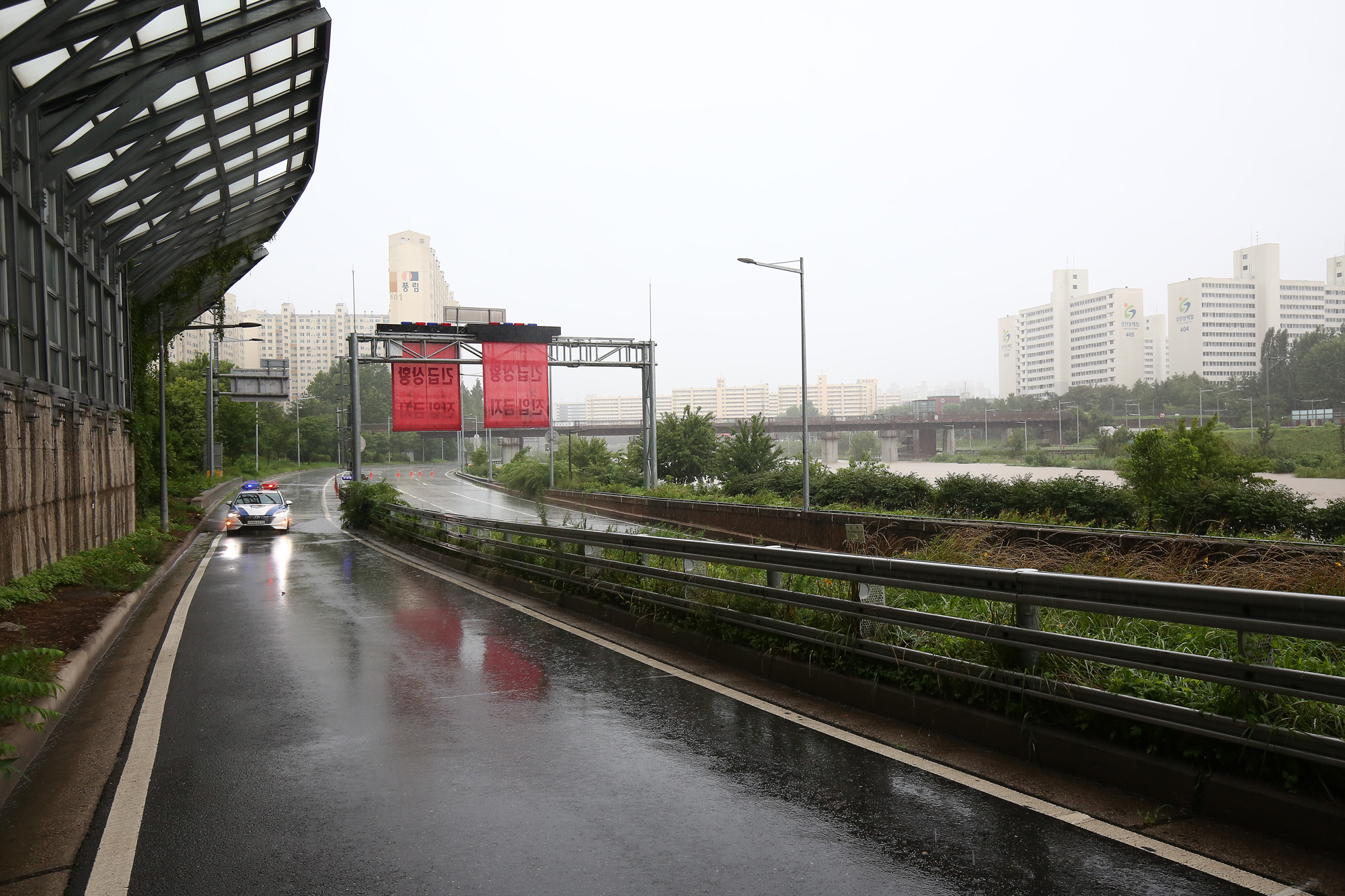 중랑천 동부간선도로