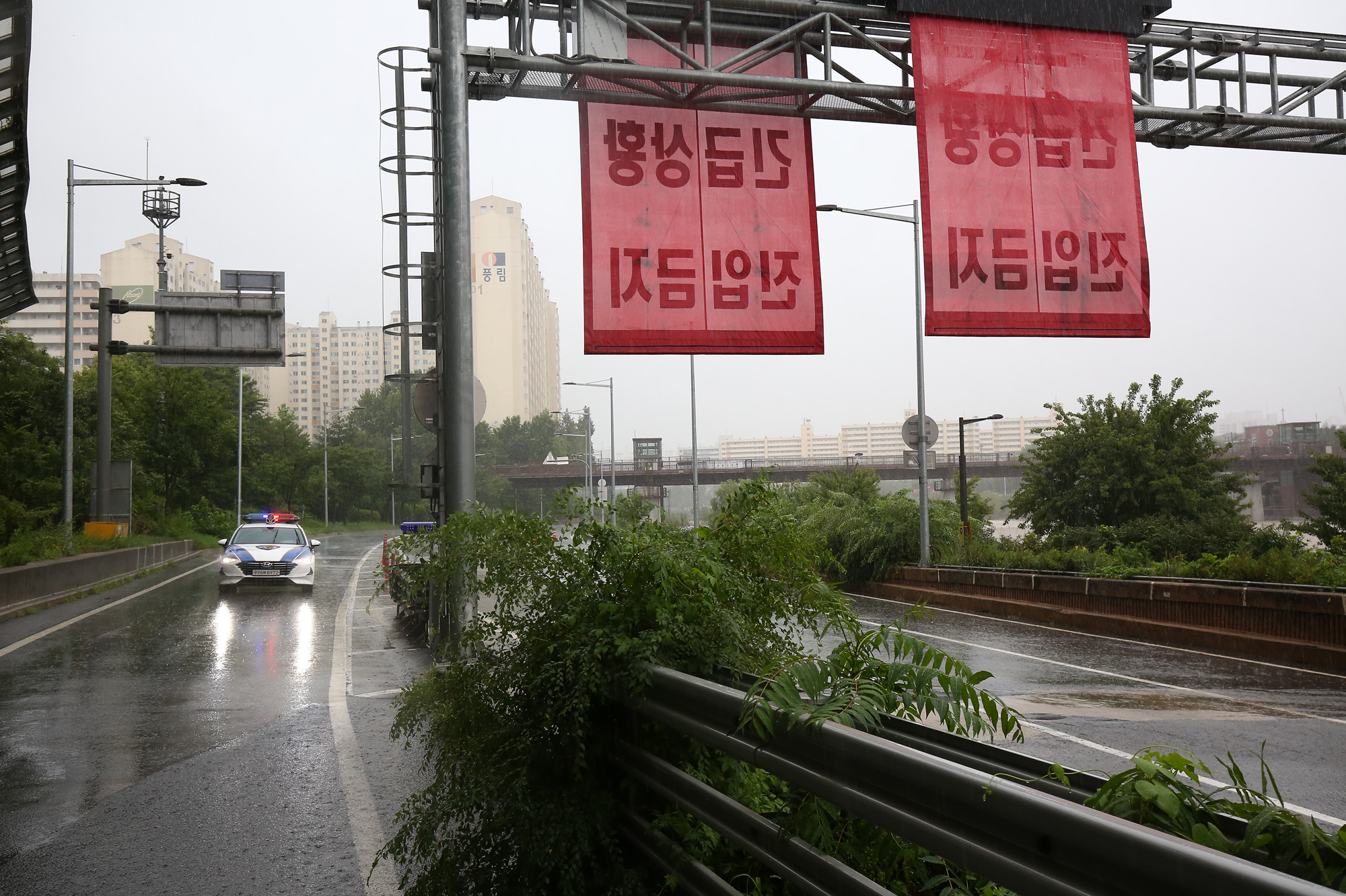 중랑천 동부간선도로