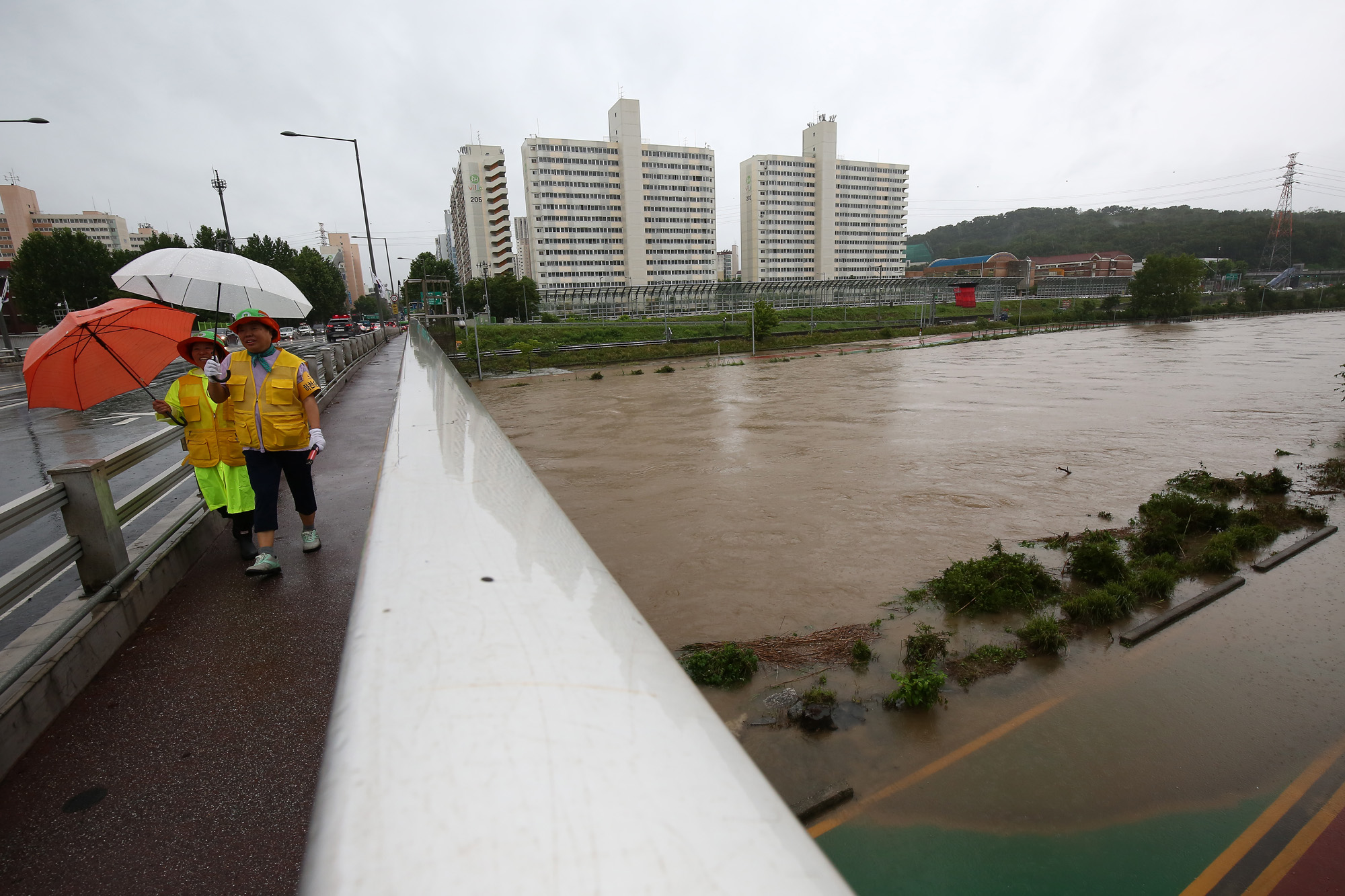 중랑천 동부간선도로