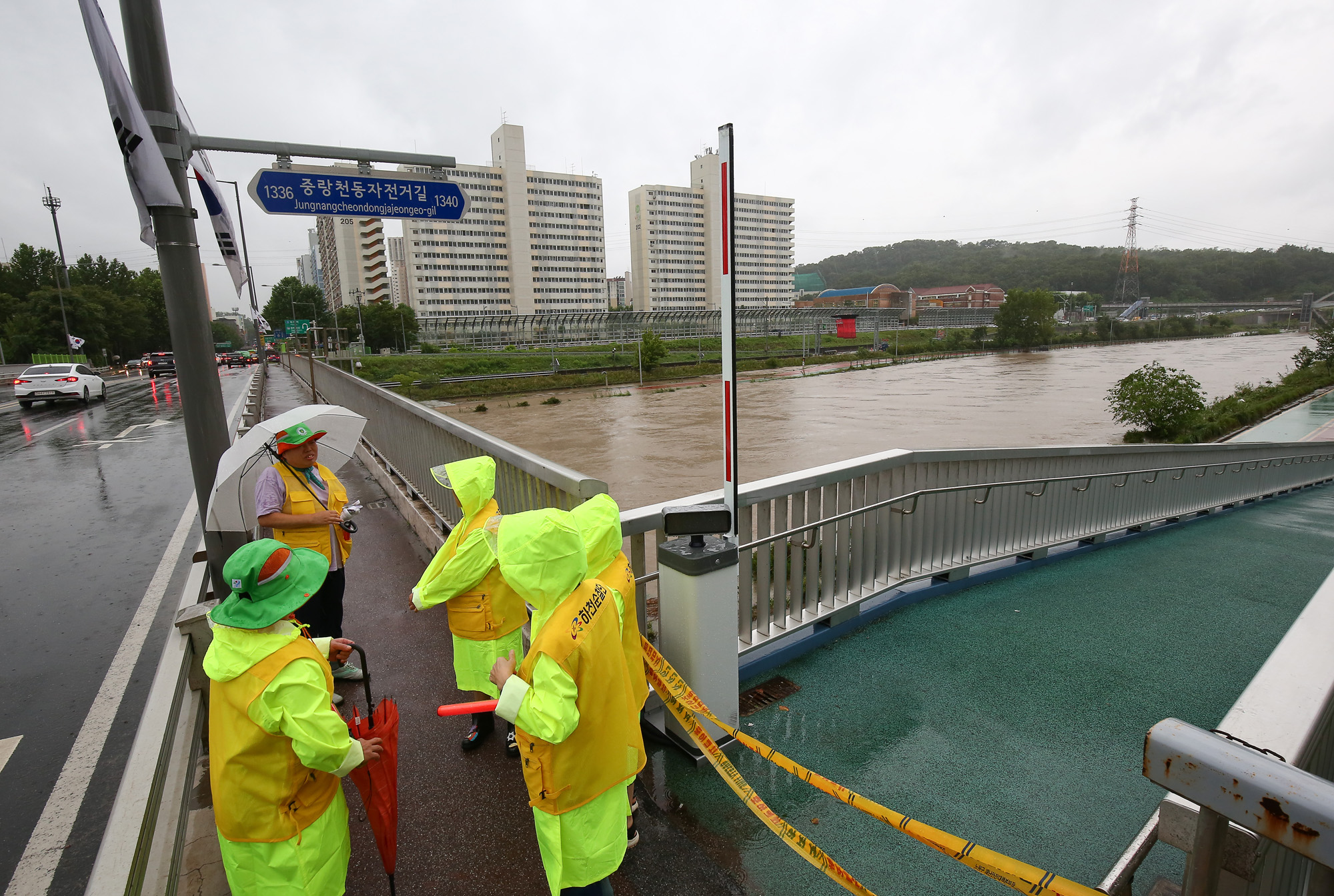 중랑천 동부간선도로