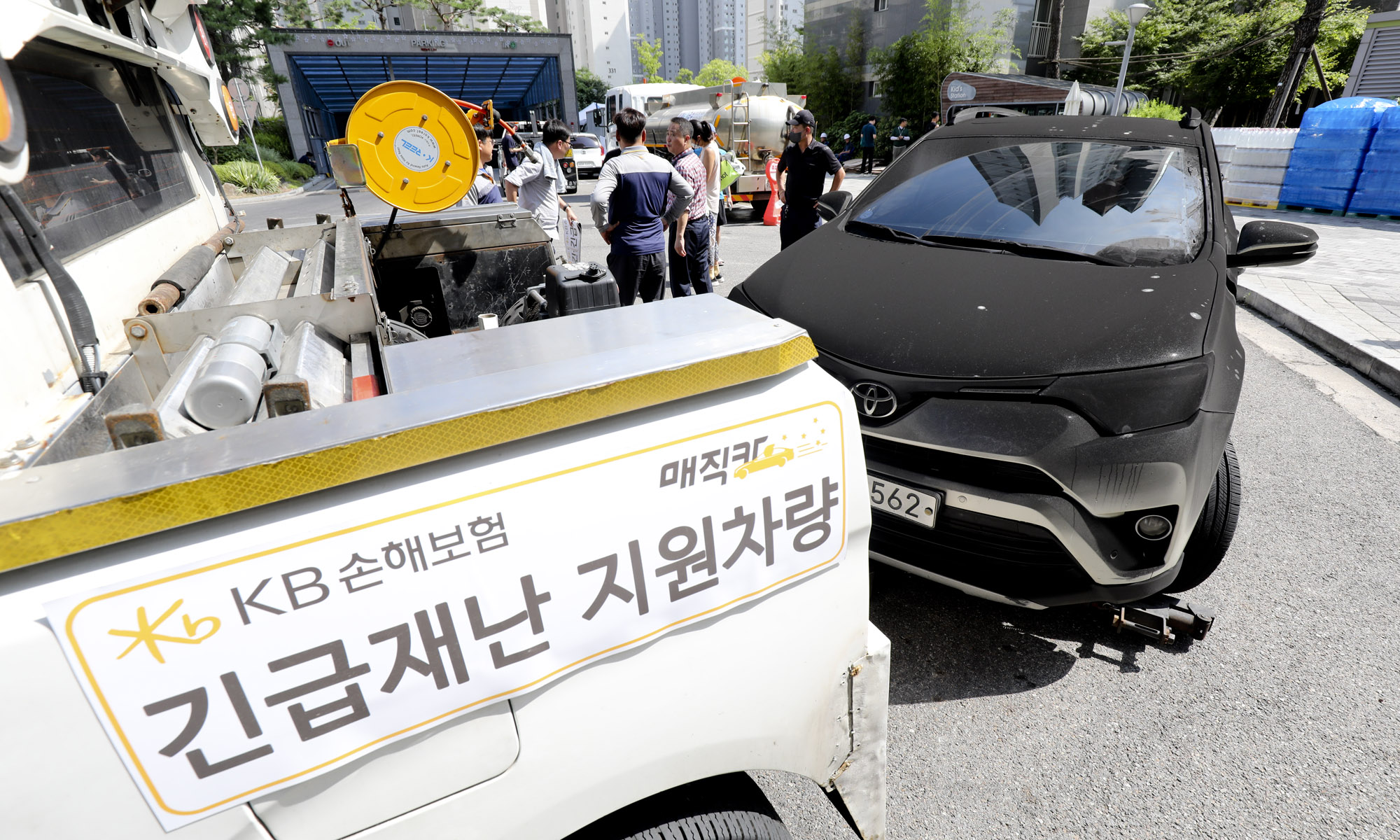 전기차;전기차화재;전기차불;벤츠전기차;인천청라아파트;청라제일풍경채