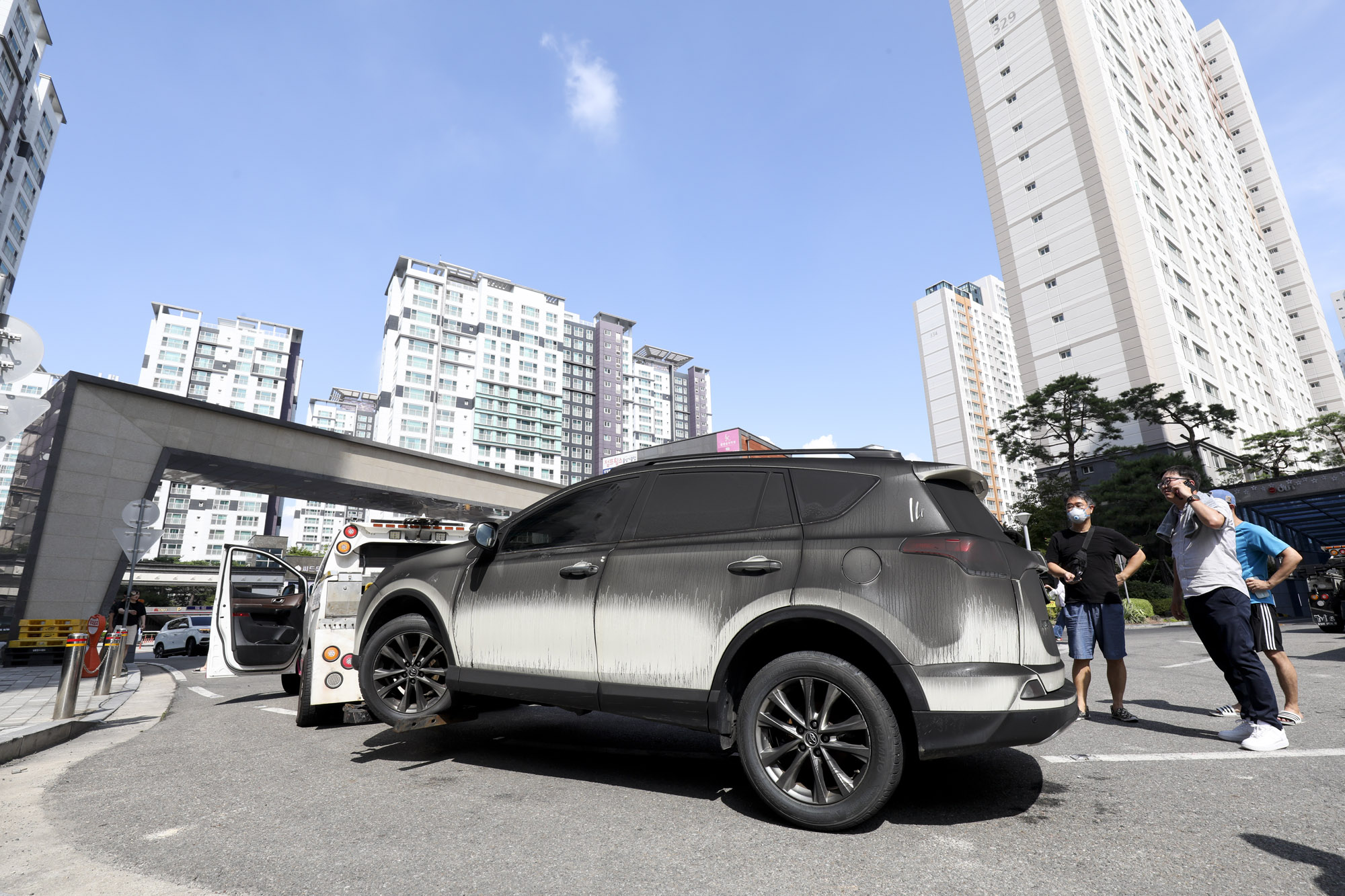 전기차;전기차화재;전기차불;벤츠전기차;인천청라아파트;청라제일풍경채