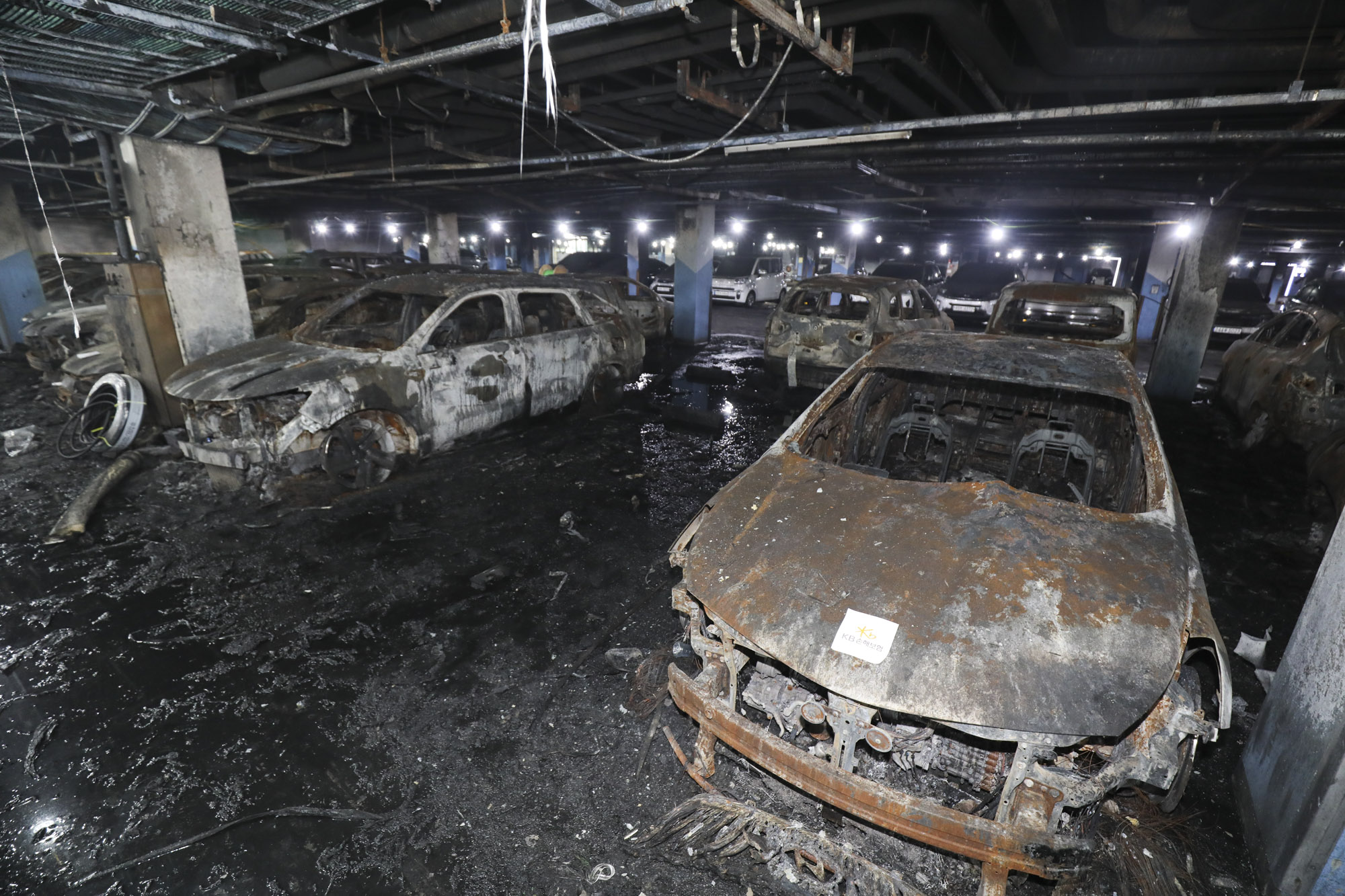 전기차;전기차화재;전기차불;벤츠전기차;인천청라아파트;청라제일풍경채