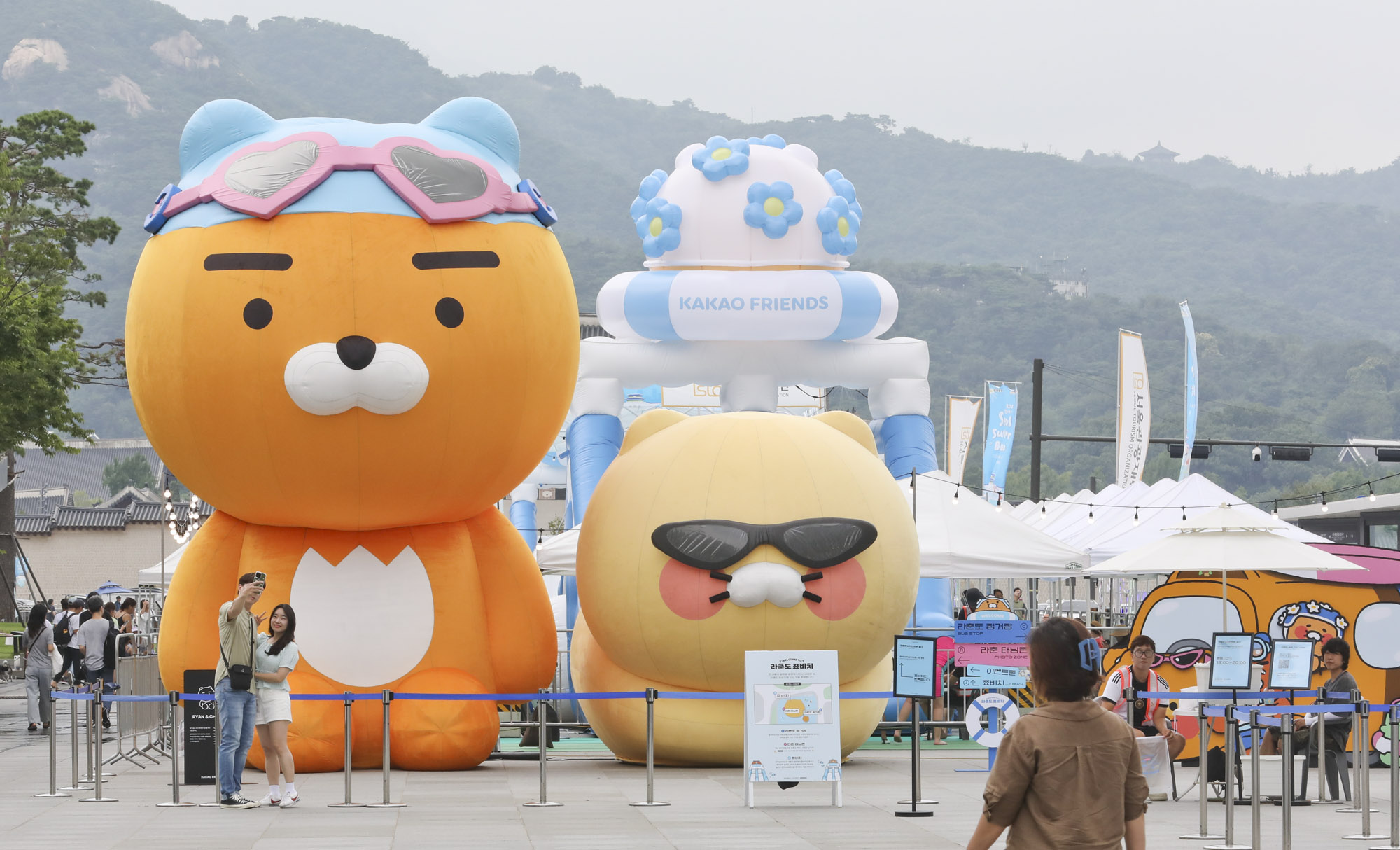 입추;더위;광화문광장