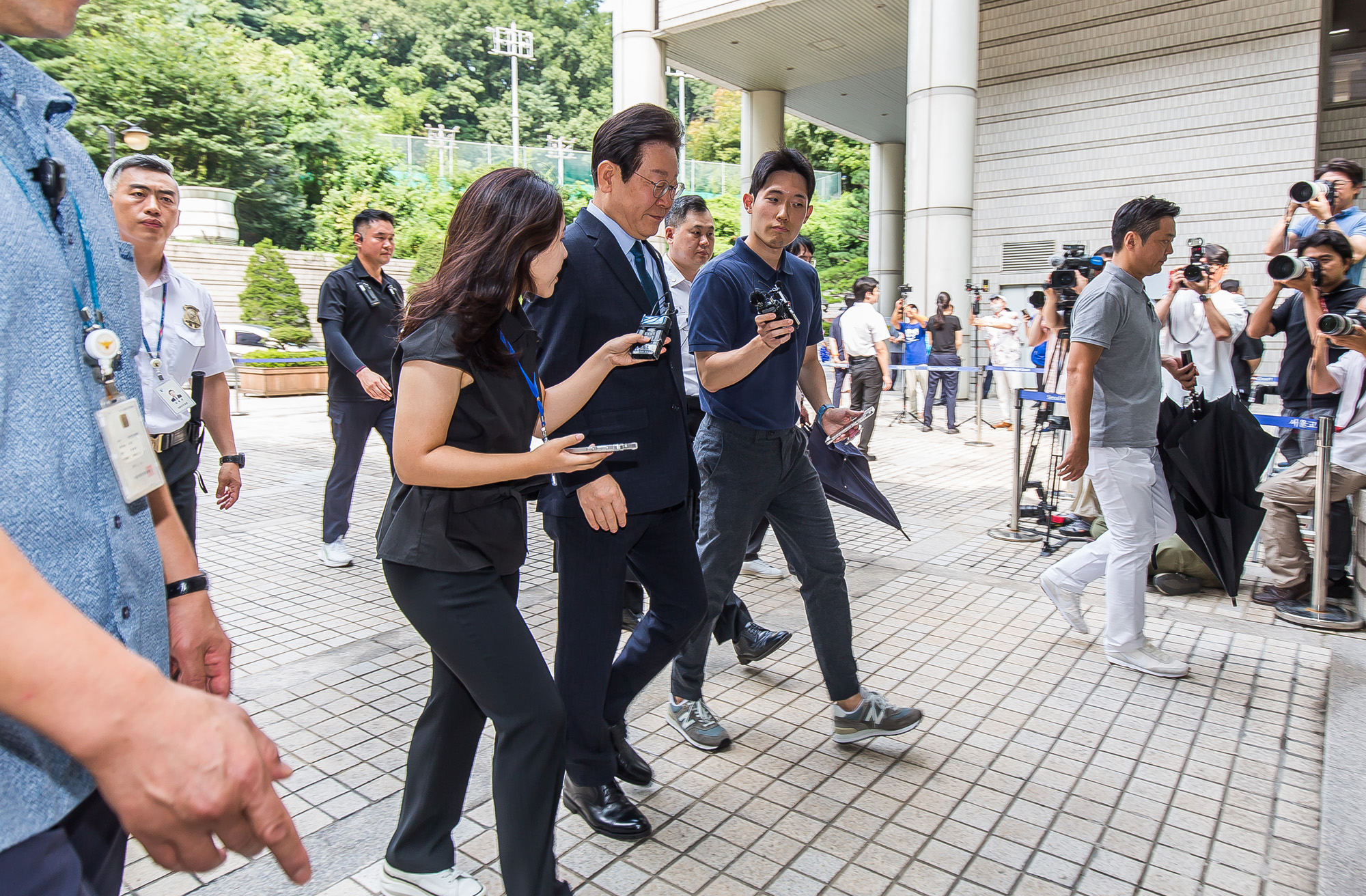 정치;인물;이재명;더불어민주당이재명대표;대장동배임공판;성남FC뇌물의혹공판;서울중앙지방법원