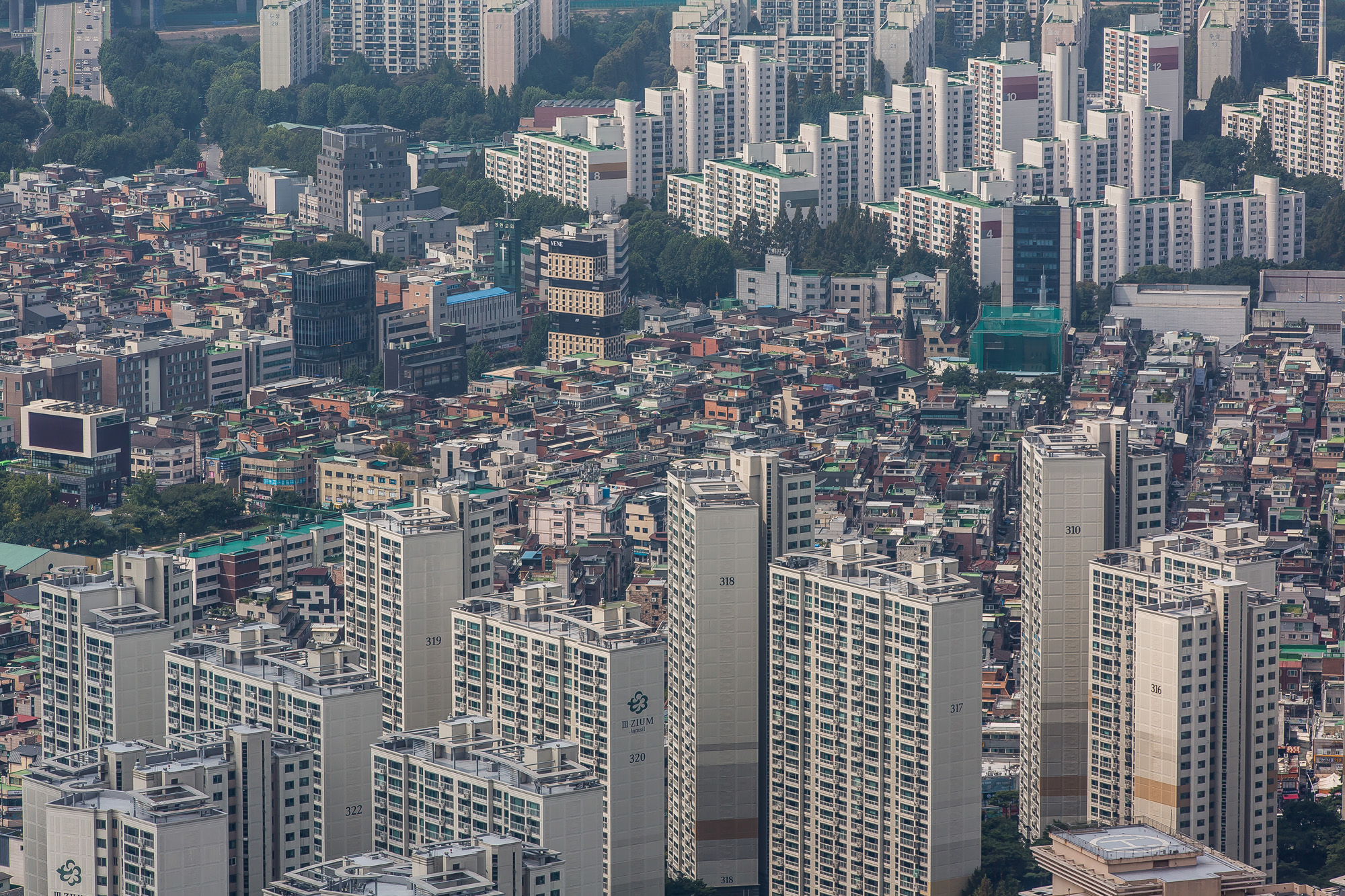 경제;부동산;아파트;서울아파트단지;서울부동산;부동산스케치;롯데월드타워에서본아파트;빌라전세