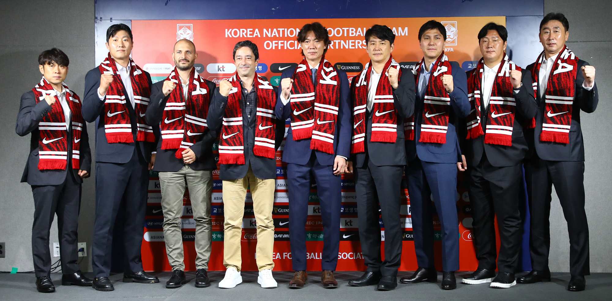 홍명보;축구대표팀 명단