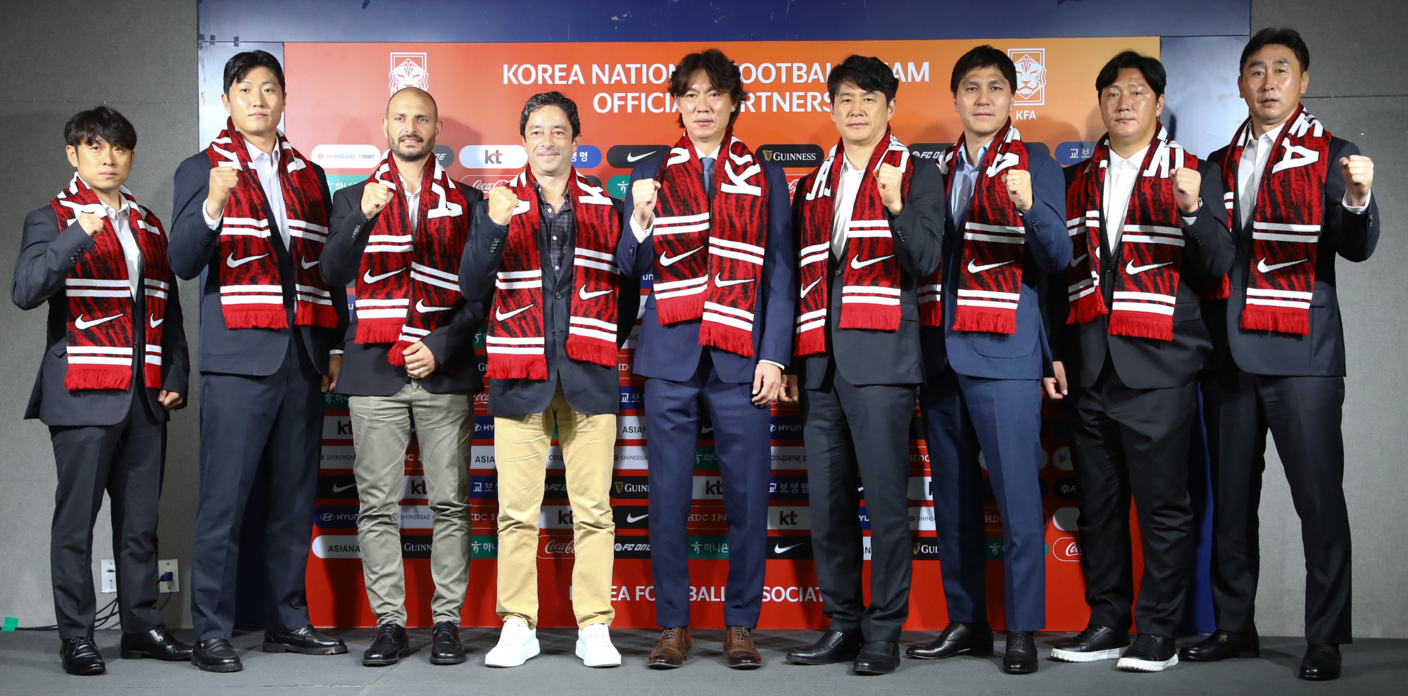 홍명보;축구대표팀 명단