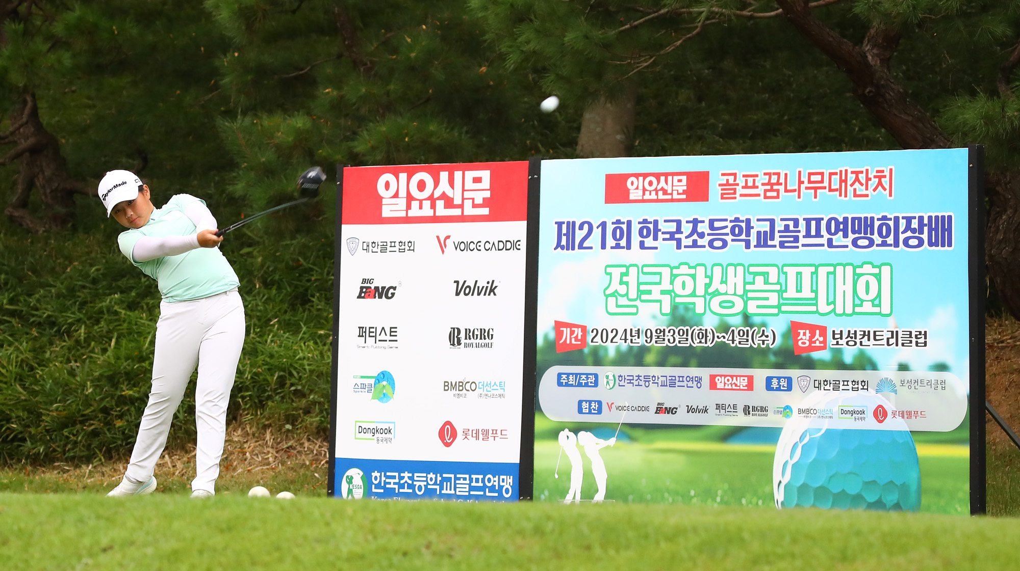 일요신문;골프 꿈나무;한국초등학교;골프연맹회장배;전국학생골프대회