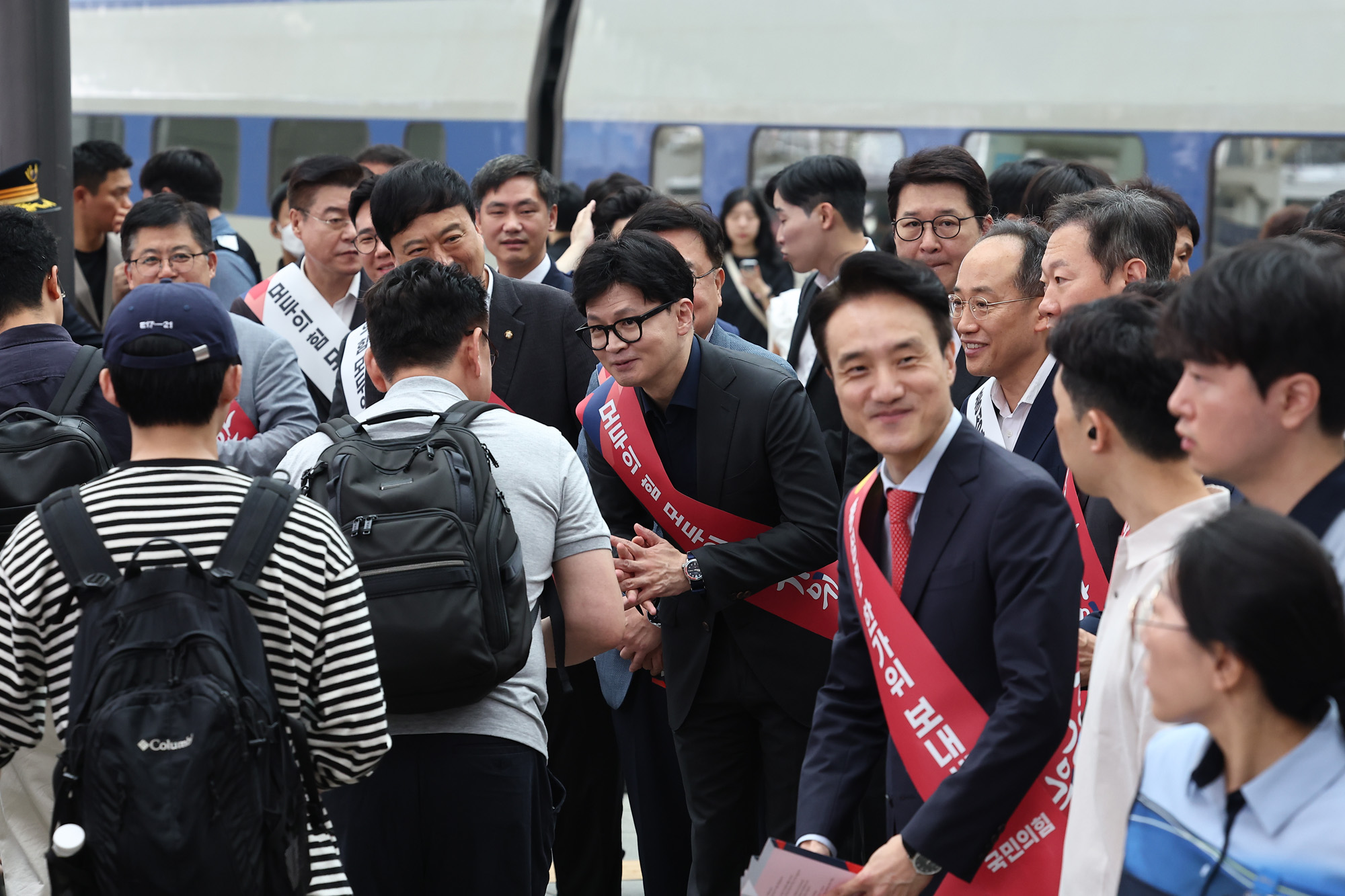 정치;정당;여당;국민의힘;한동훈;추경호;국민의힘추석귀성인사;국민의힘귀성인사