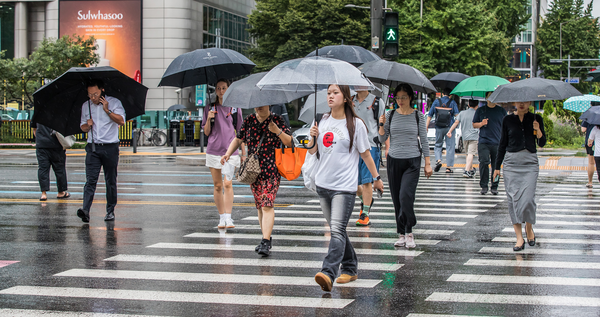 사회;계절;가을;가을비;가을비스케치;가을장마;광화문네거리
