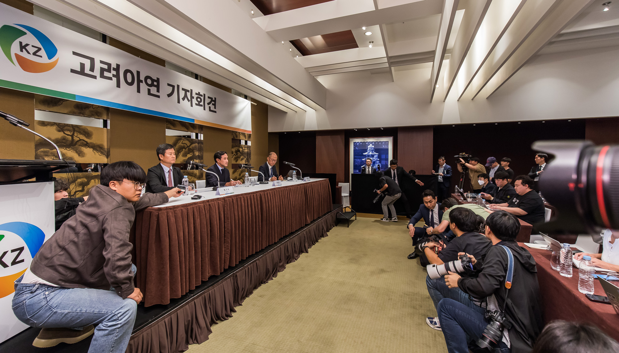 경제;기업;대기업;비철금속회사;제련공장;고려아연;고려아연기자회견;MBK;영풍그룹;고려아연자사주매입;최윤범;고려아연경영권분쟁