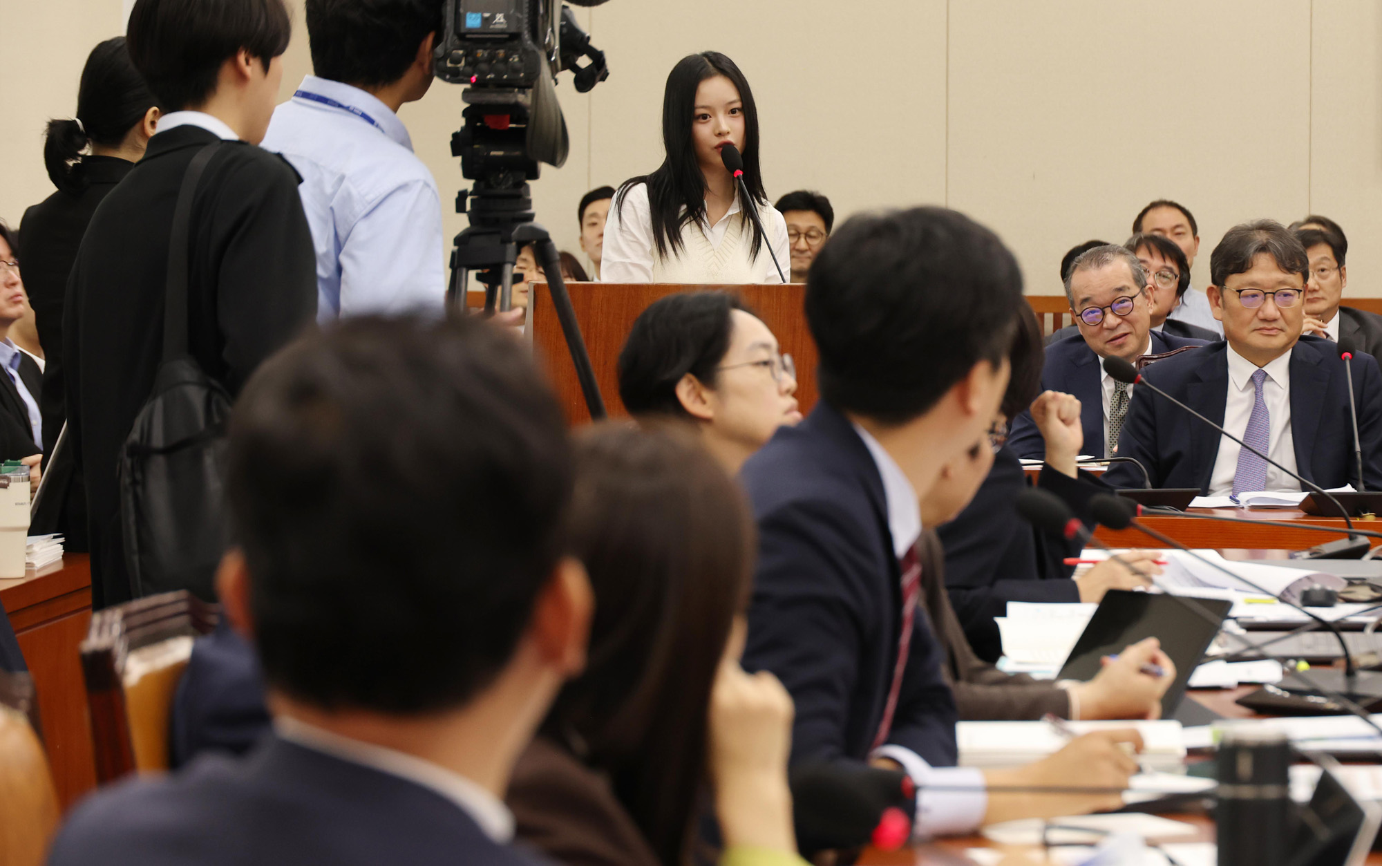 정치;국회;국정감사;국감;환경노동위원회;하니팜;김주영 하이브최고인사책임자