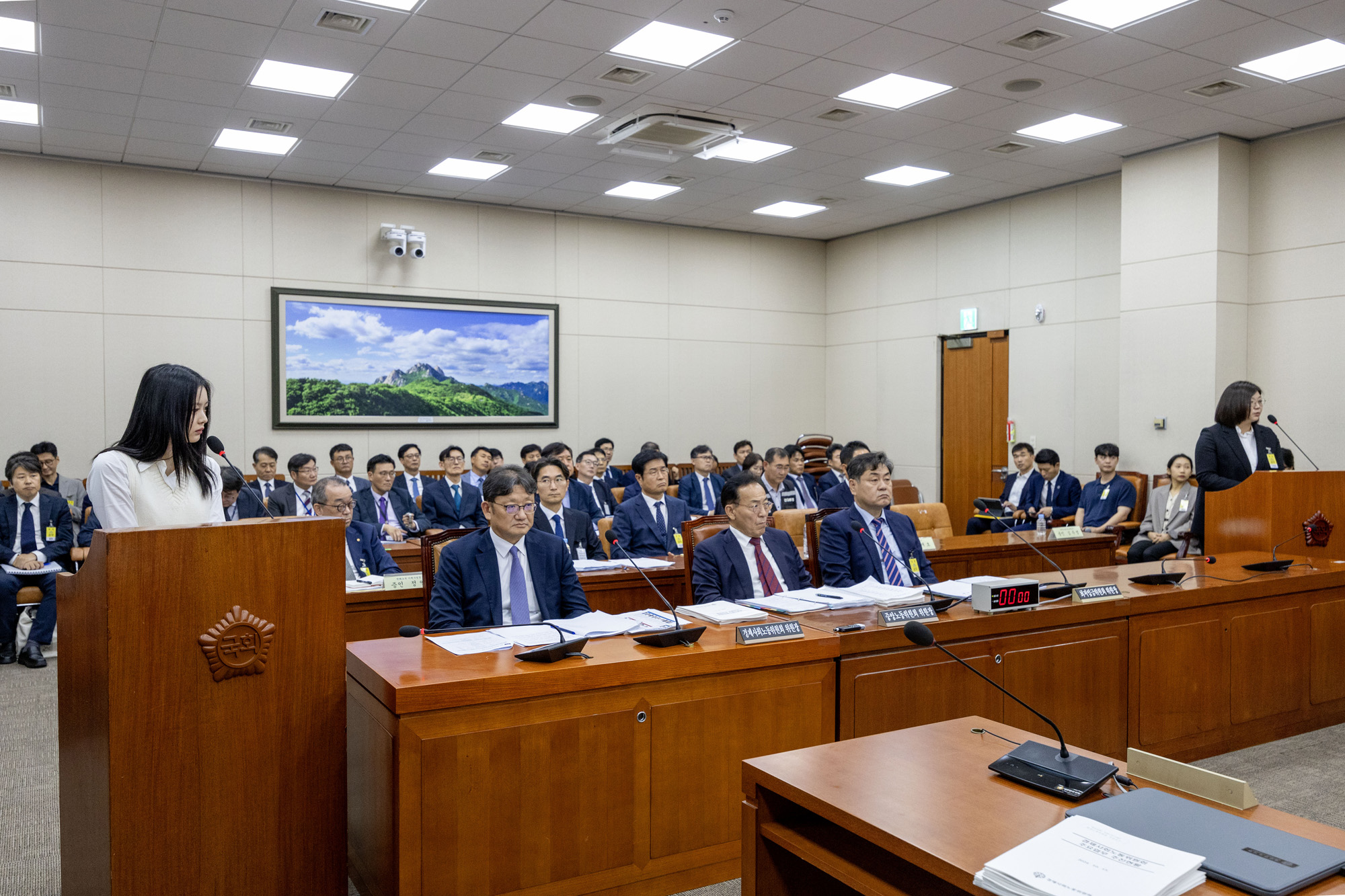 정치;국회;국정감사;국감;환경노동위원회;하니팜;김주영 하이브최고인사책임자