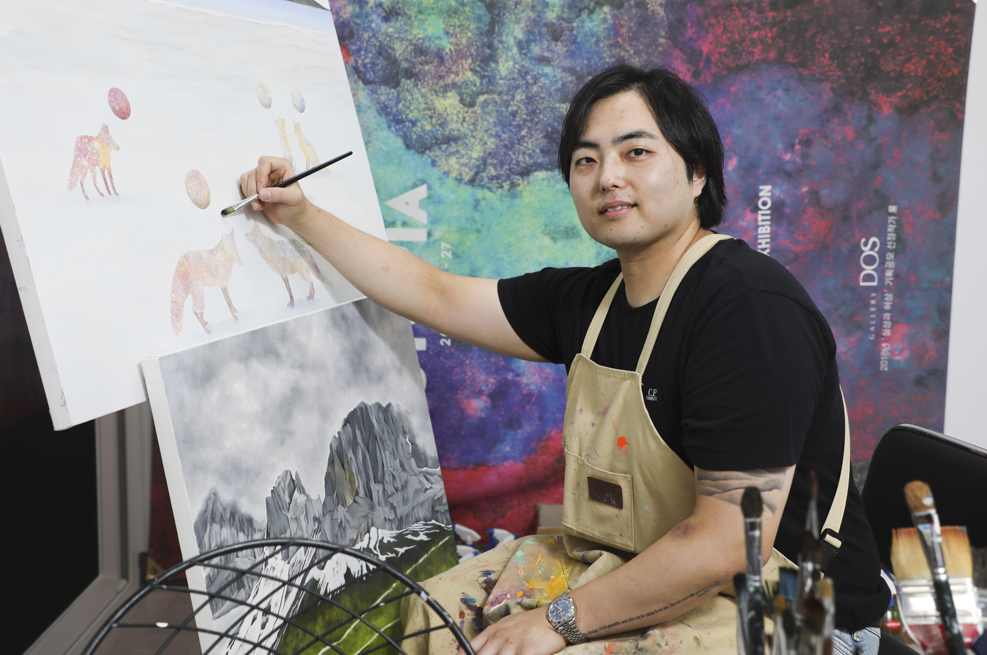 김기섭;김기섭작가;한국미술응원프로젝트;화가의방;그림;아티스트