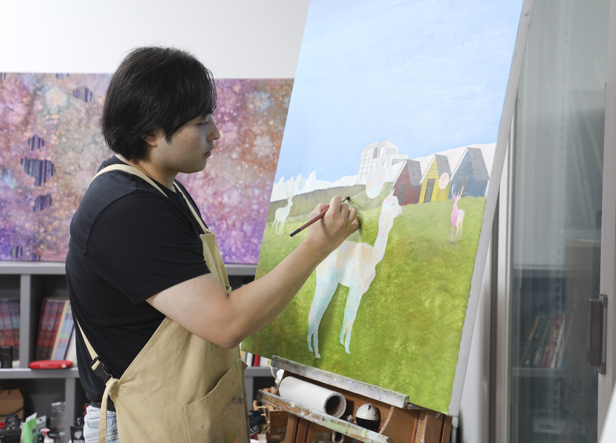 김기섭;김기섭작가;한국미술응원프로젝트;화가의방;그림;아티스트