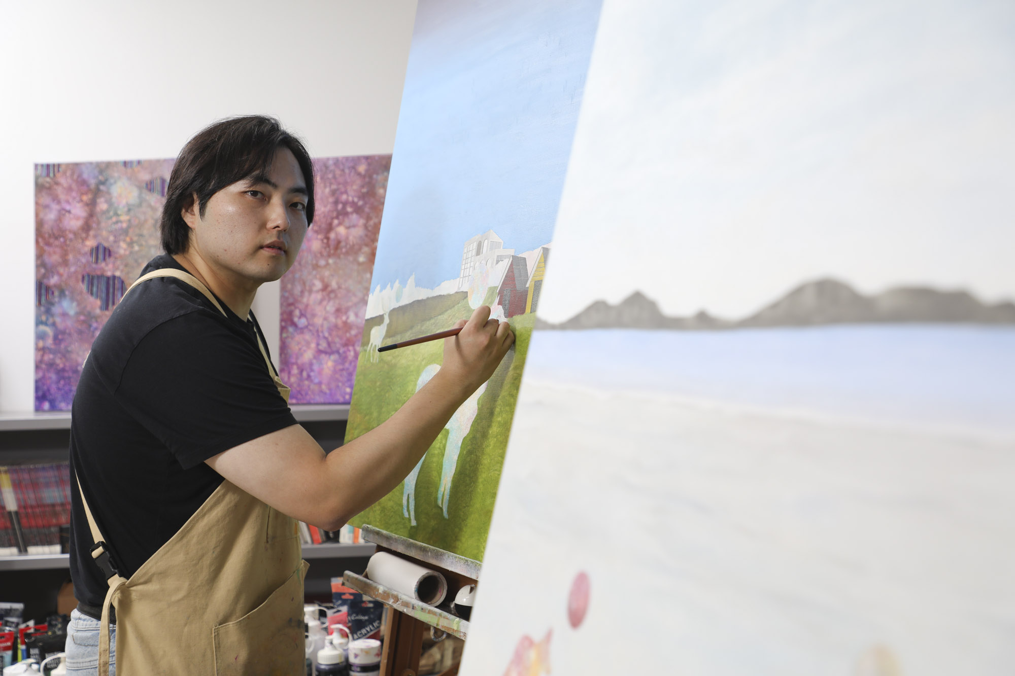 김기섭;김기섭작가;한국미술응원프로젝트;화가의방;그림;아티스트