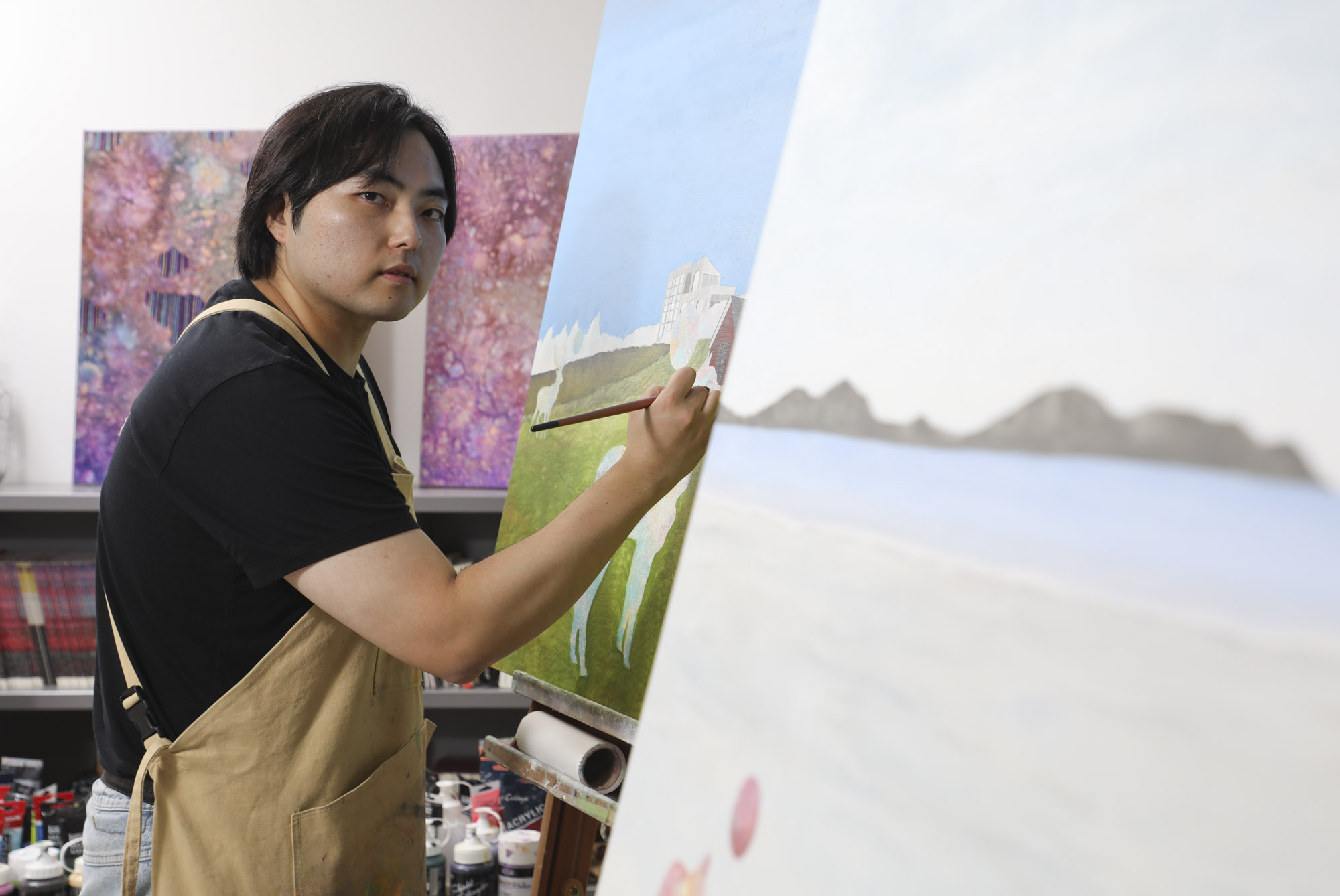 김기섭;김기섭작가;한국미술응원프로젝트;화가의방;그림;아티스트