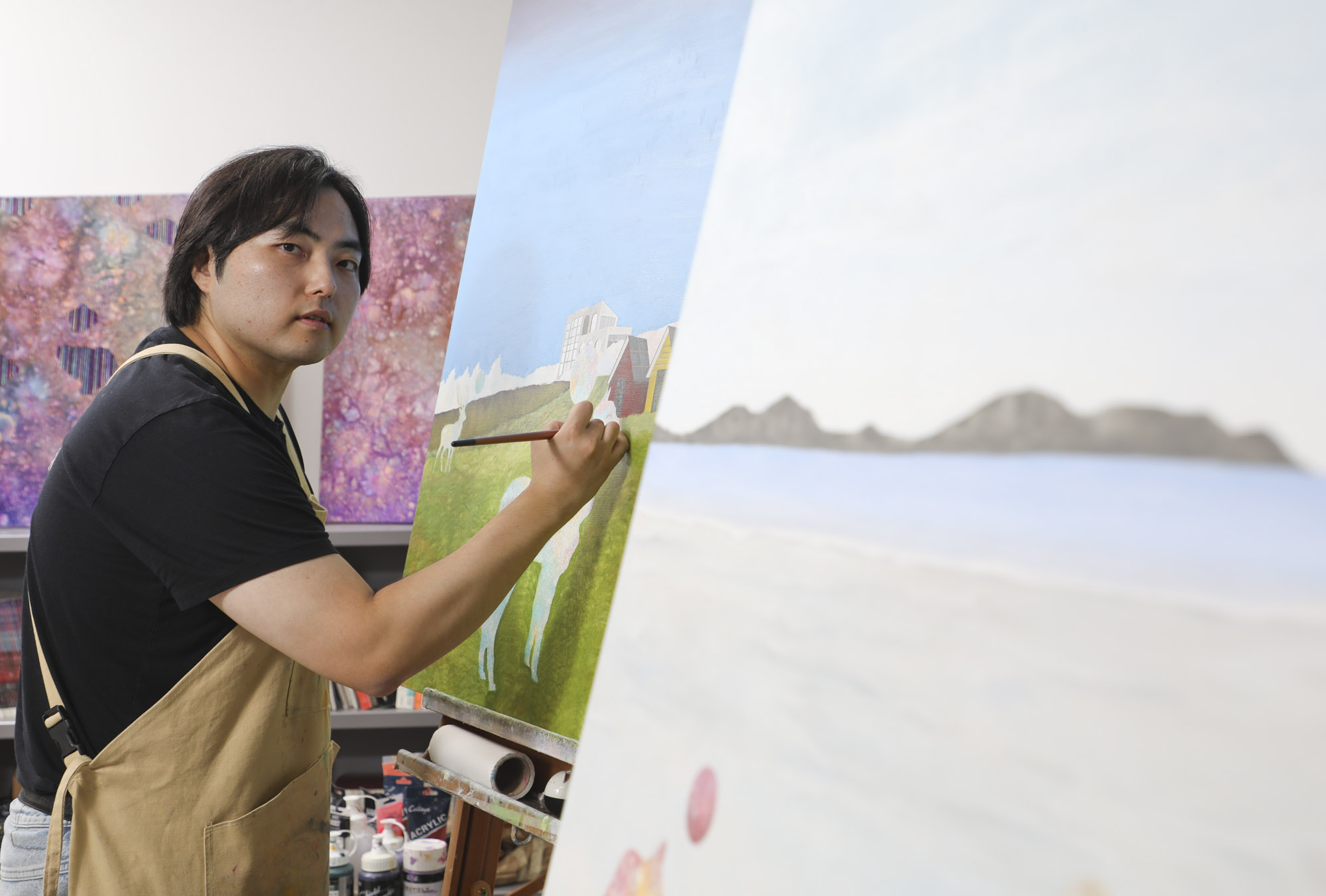 김기섭;김기섭작가;한국미술응원프로젝트;화가의방;그림;아티스트