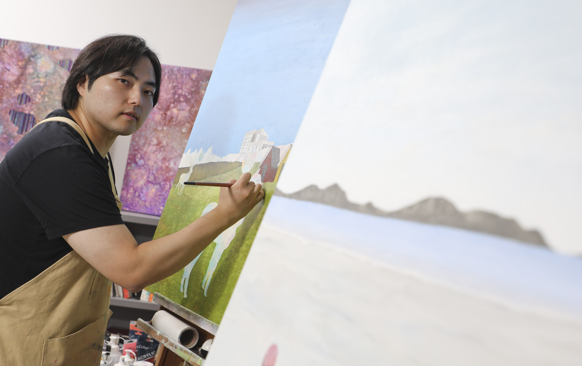 김기섭;김기섭작가;한국미술응원프로젝트;화가의방;그림;아티스트
