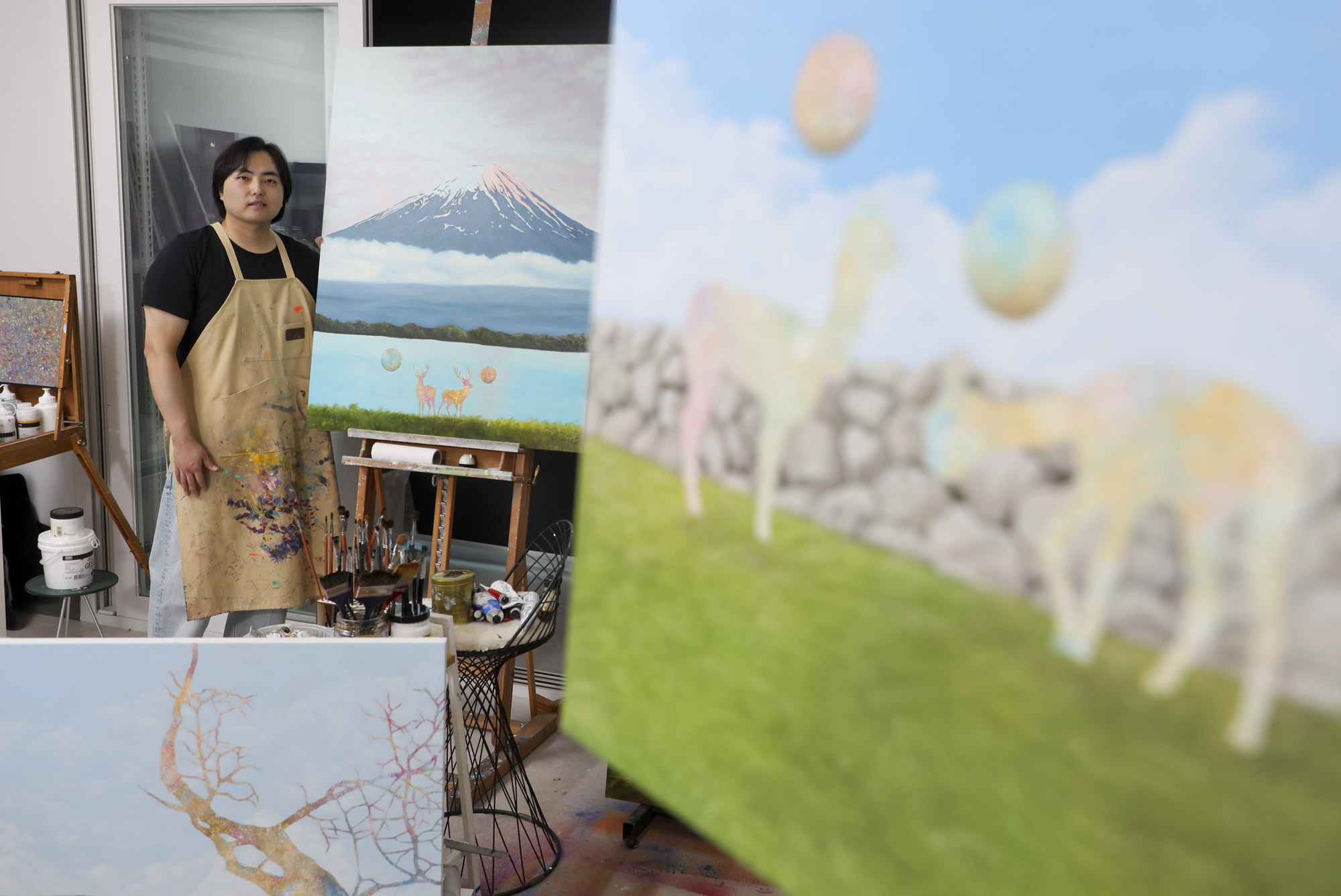 김기섭;김기섭작가;한국미술응원프로젝트;화가의방;그림;아티스트