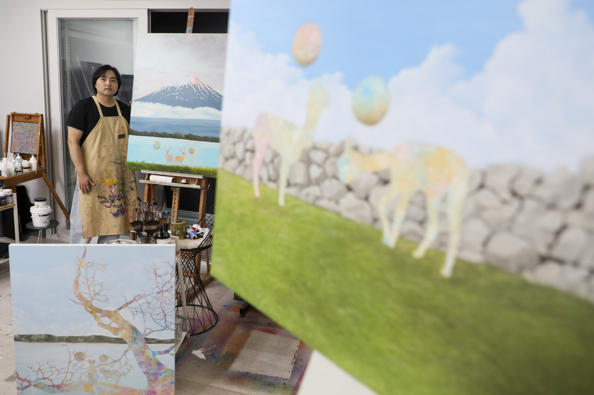 김기섭;김기섭작가;한국미술응원프로젝트;화가의방;그림;아티스트