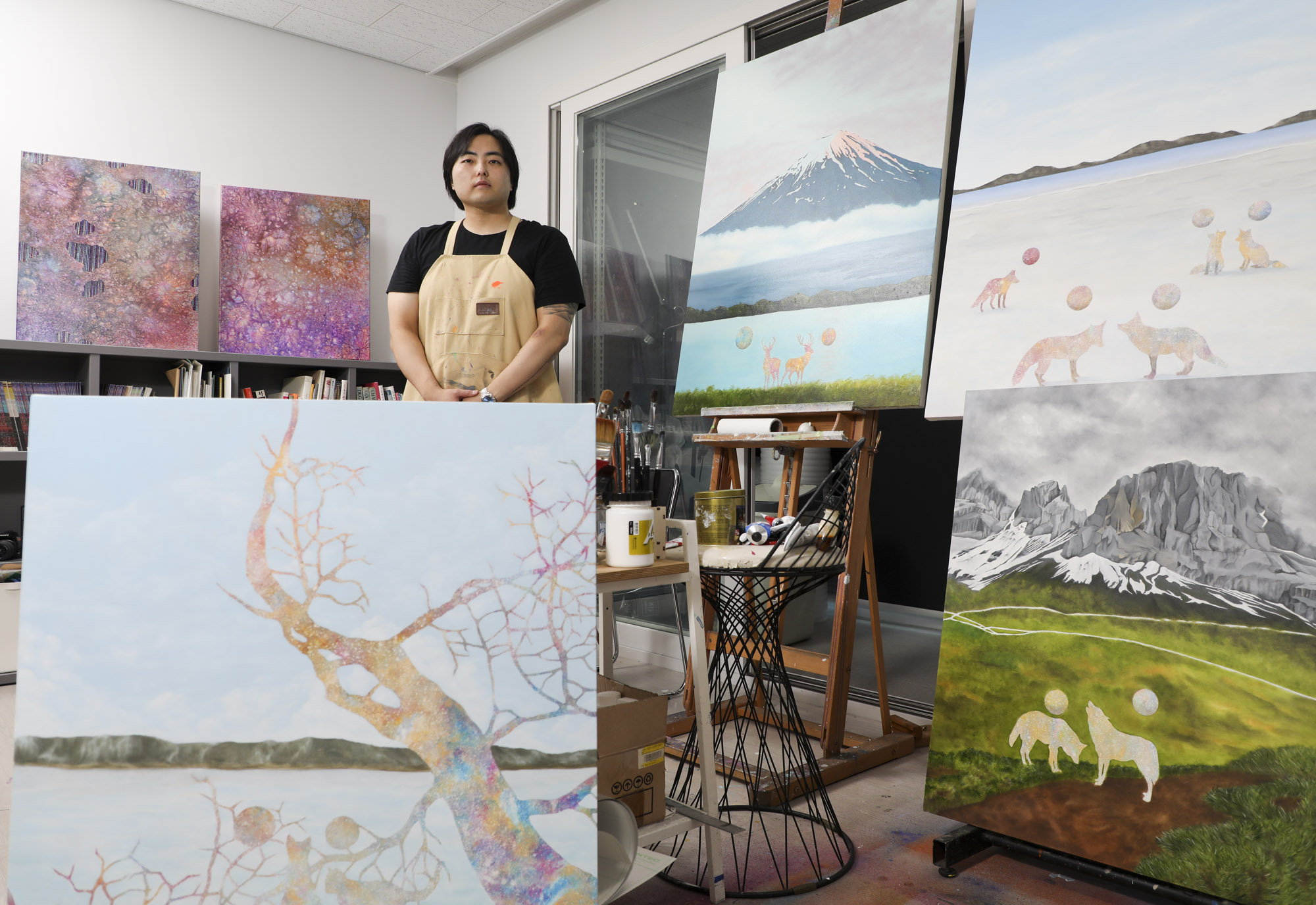 김기섭;김기섭작가;한국미술응원프로젝트;화가의방;그림;아티스트