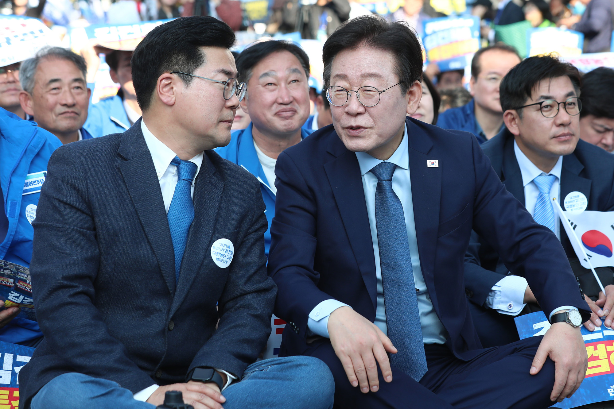 정치;더불어민주당장외투쟁;김건희·윤석열 국정농단 규탄·특검촉구 국민행;이재명;민주당국민행동의날