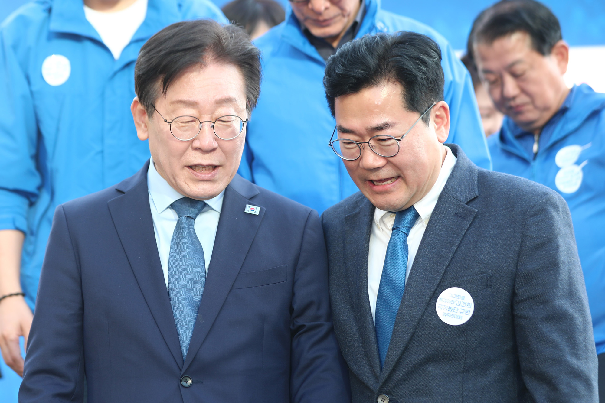 정치;더불어민주당장외투쟁;김건희·윤석열 국정농단 규탄·특검촉구 국민행;이재명;민주당국민행동의날