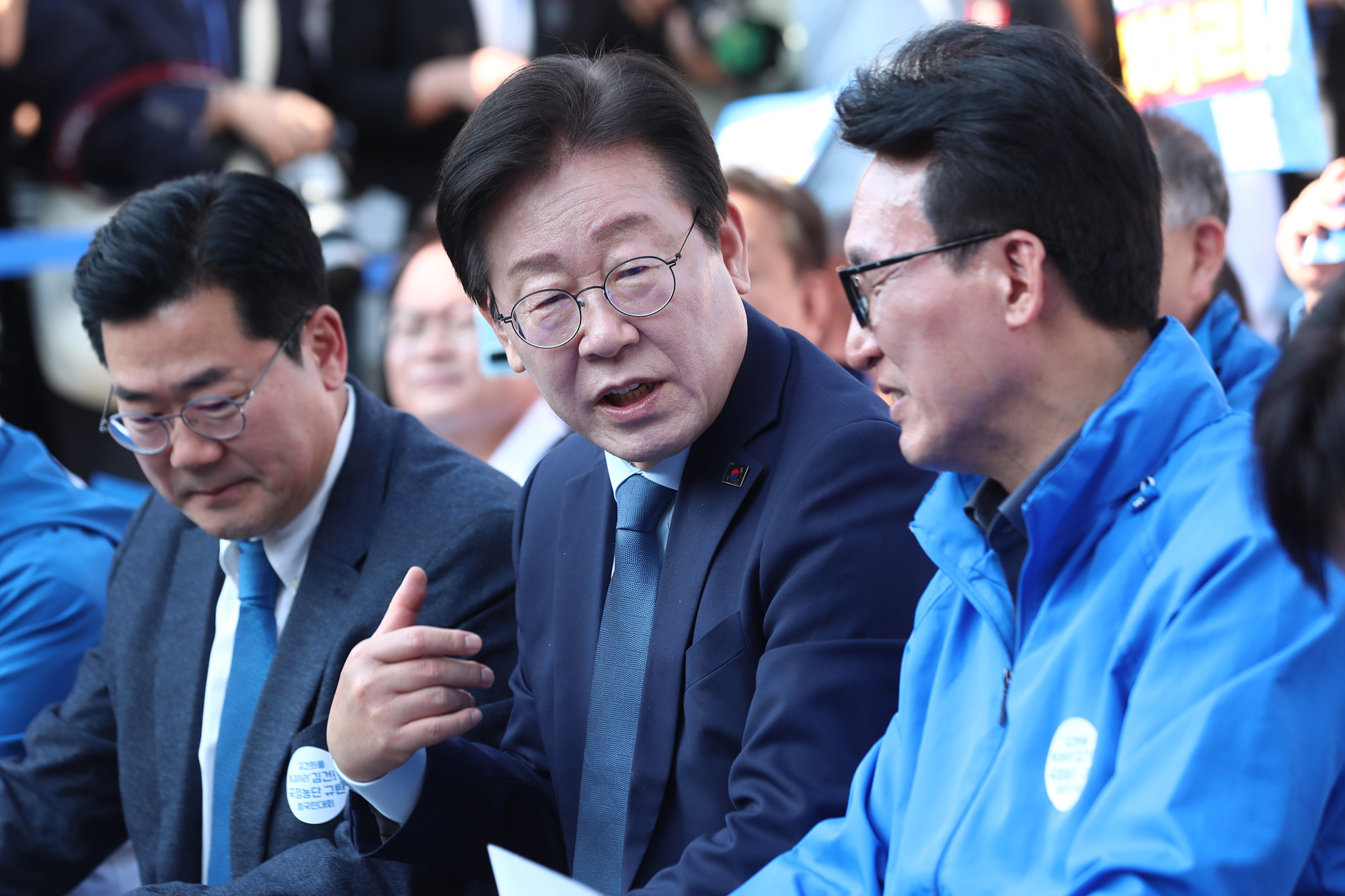 정치;더불어민주당장외투쟁;김건희·윤석열 국정농단 규탄·특검촉구 국민행;이재명;민주당국민행동의날