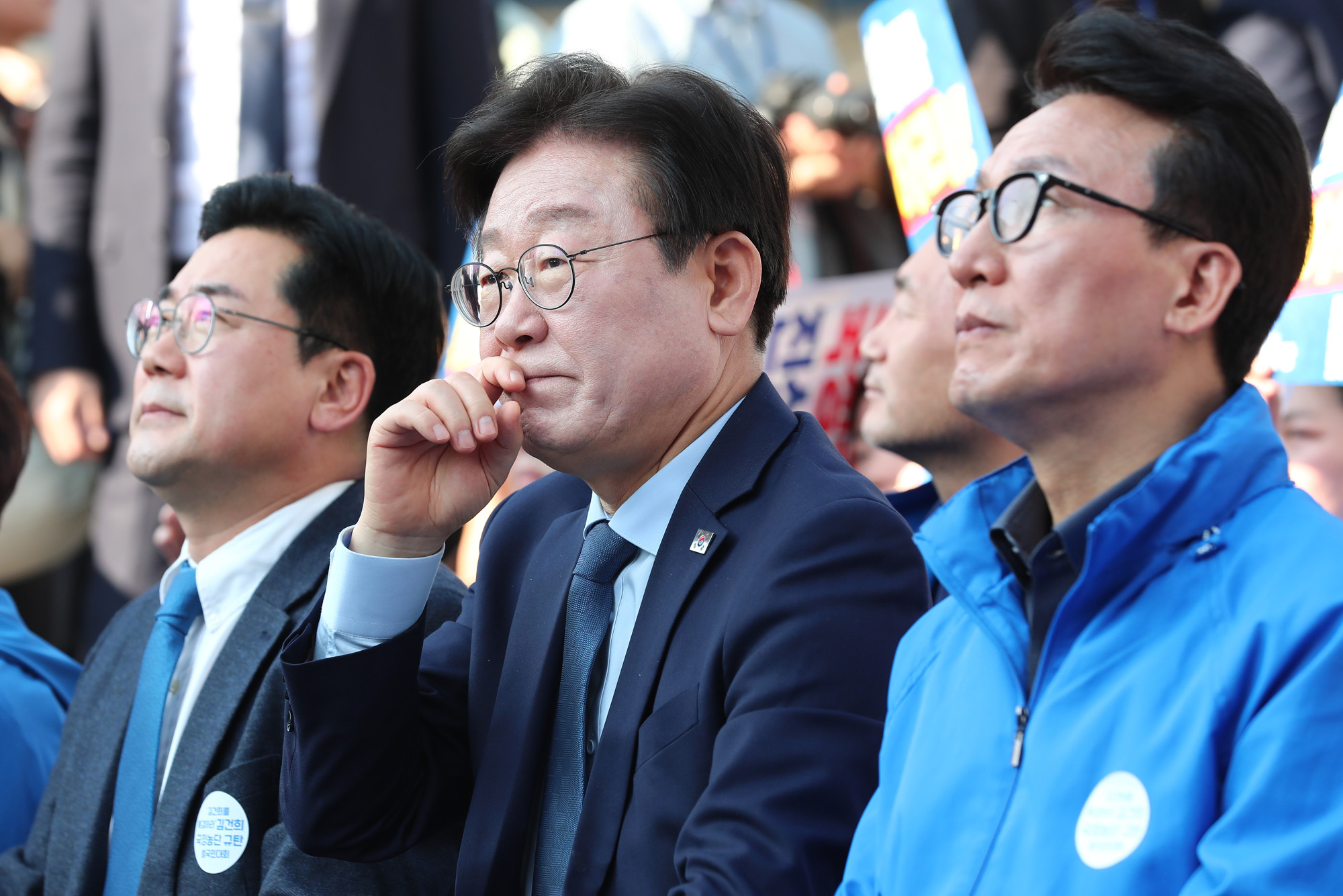 정치;더불어민주당장외투쟁;김건희·윤석열 국정농단 규탄·특검촉구 국민행;이재명;민주당국민행동의날