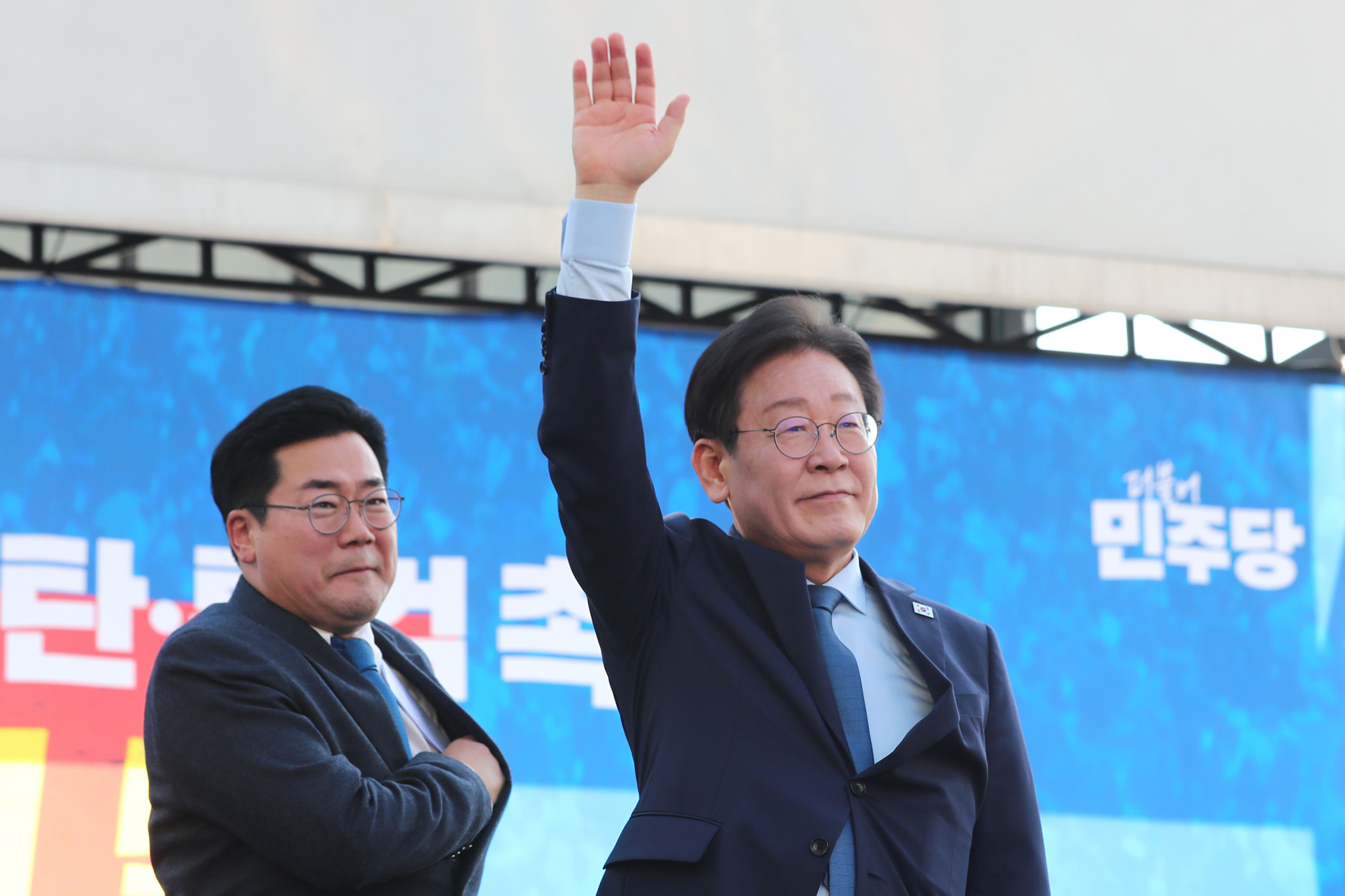 정치;더불어민주당장외투쟁;김건희·윤석열 국정농단 규탄·특검촉구 국민행;이재명;민주당국민행동의날