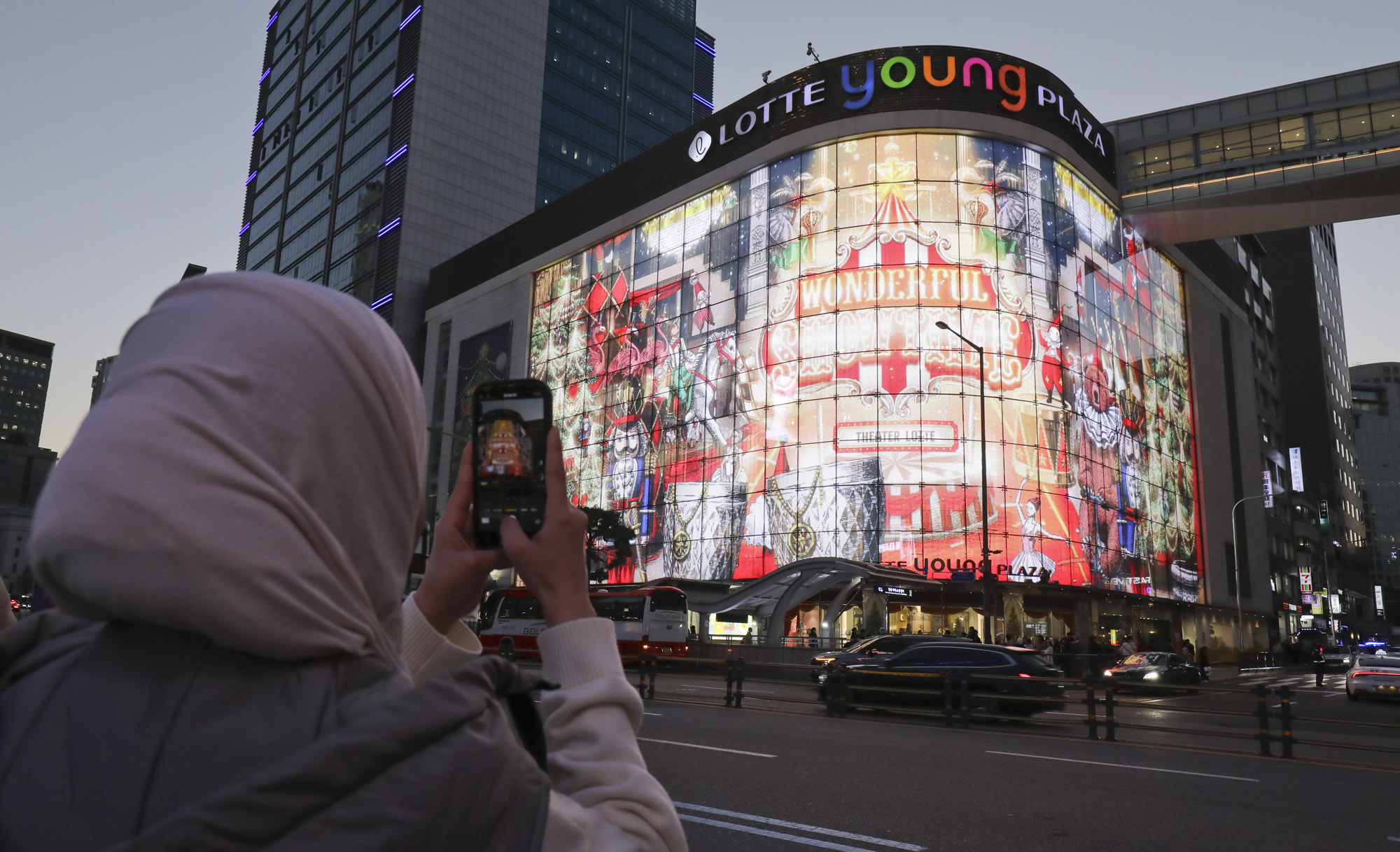 크리스마스;야경