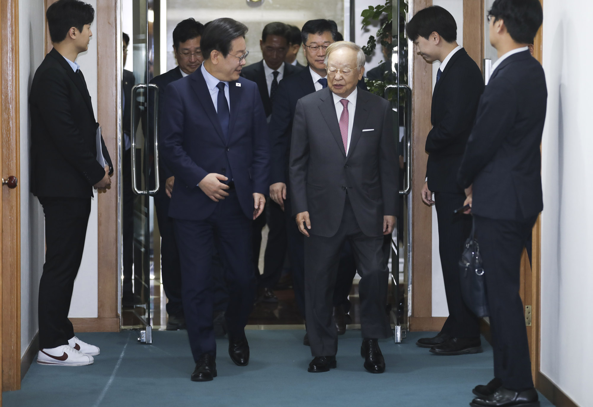 이재명;경총;손경식 한국경영자총협회 회장