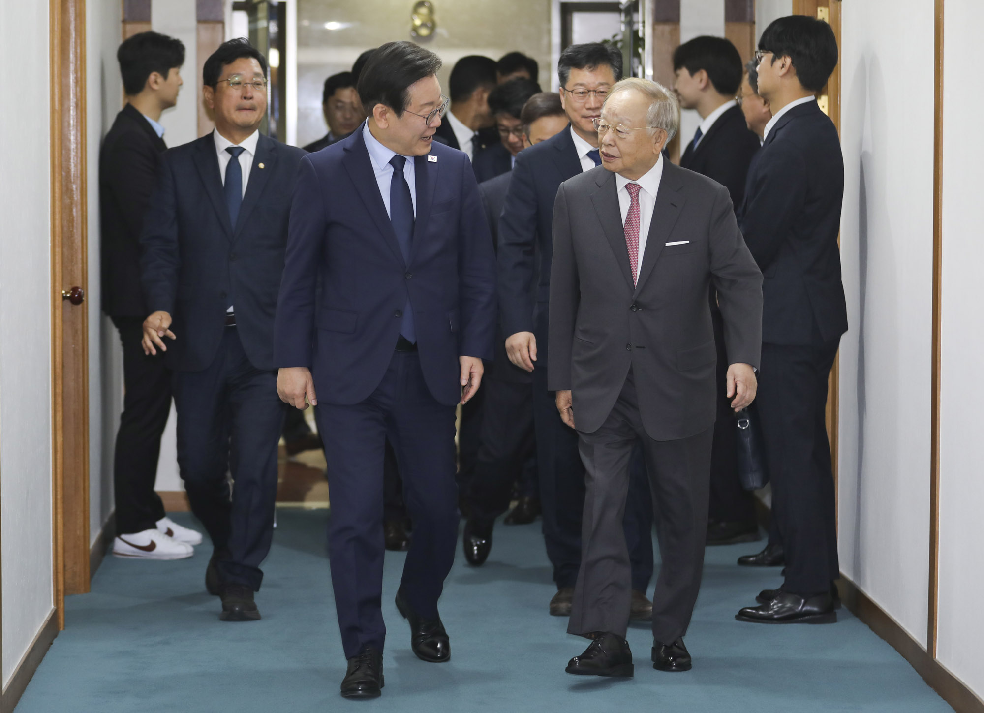 이재명;경총;손경식 한국경영자총협회 회장