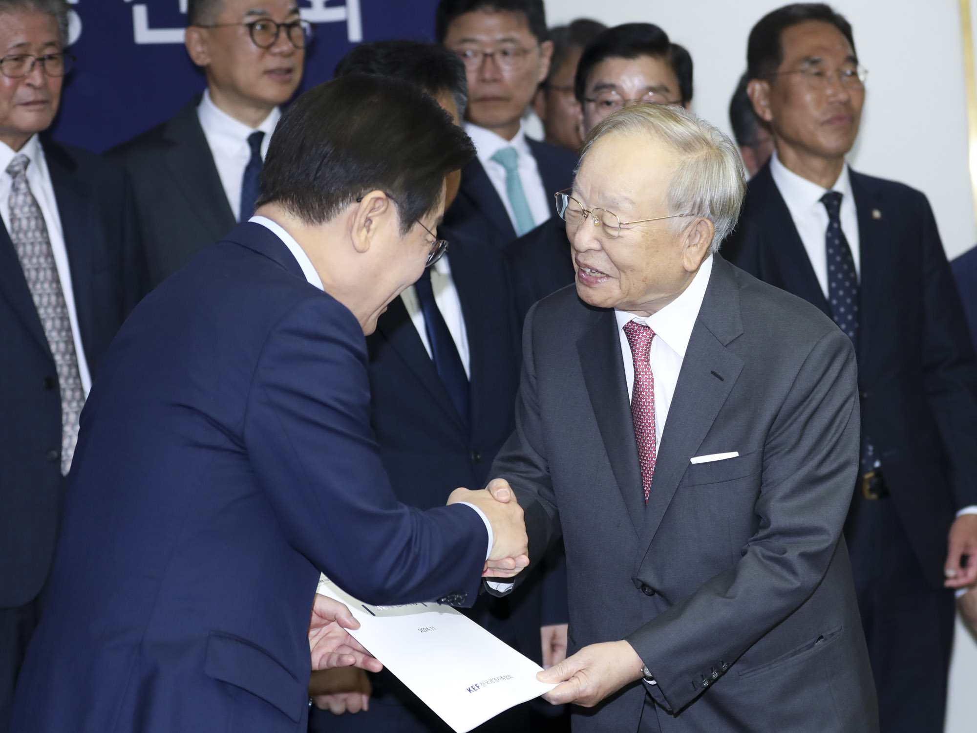 이재명;경총;손경식 한국경영자총협회 회장