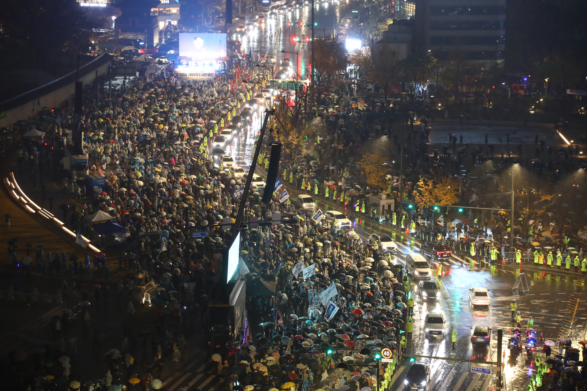 김건희 윤석열 국정농단 규탄 국민행동 집회
