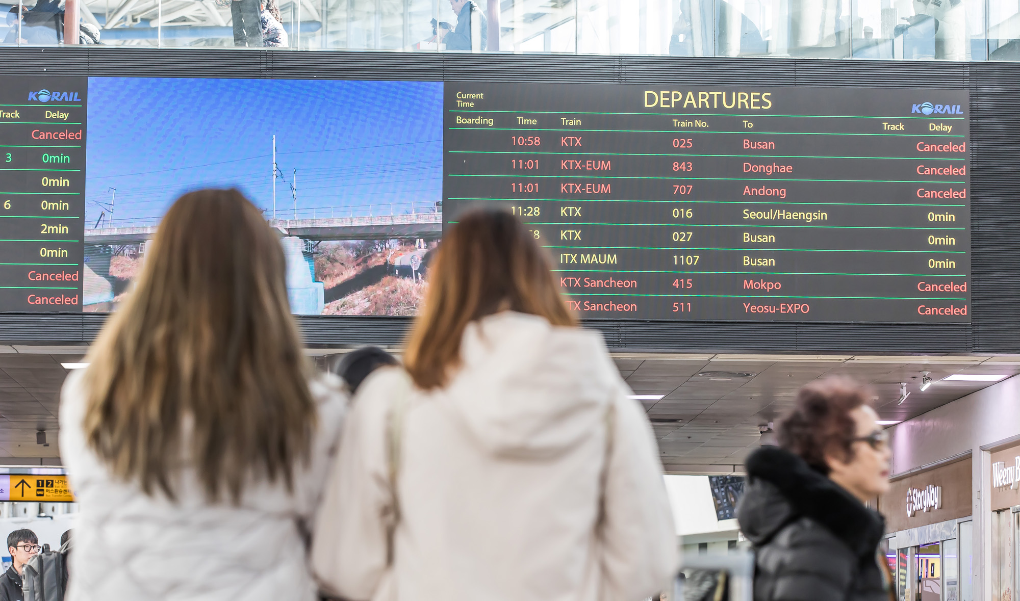 사회;사건사고;파업;총파업;전국철도노동조합총파업;철도노조파업;서울역파업스케치