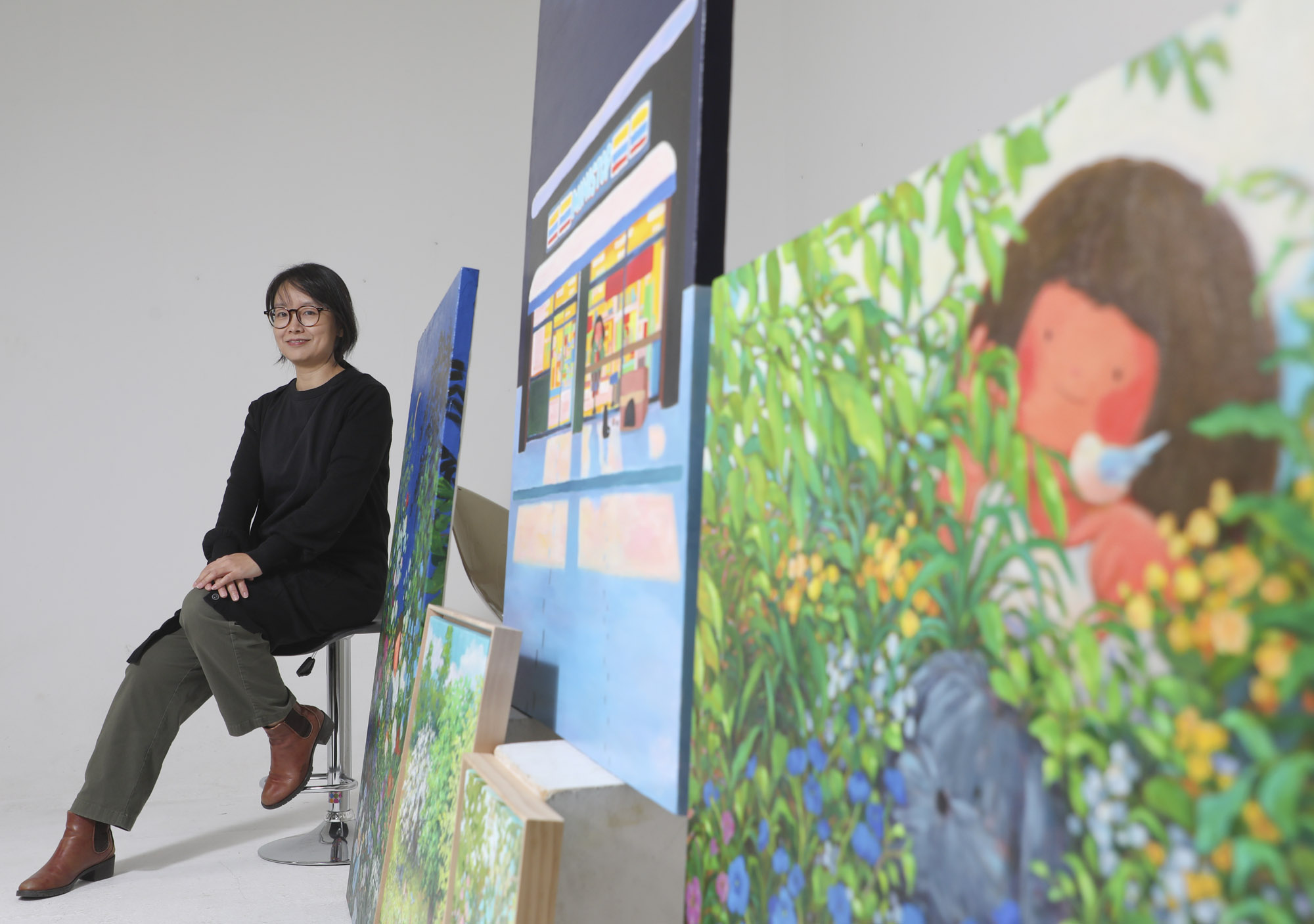 김그로;김그로작가;화가;한국미술응원프로젝트;그림;화가의방