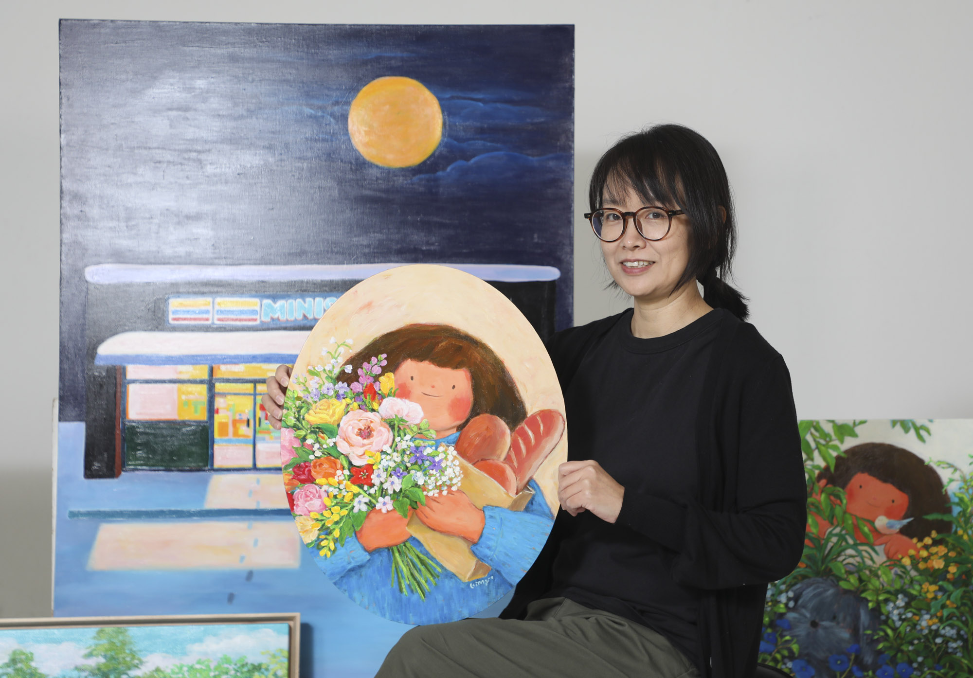 김그로;김그로작가;화가;한국미술응원프로젝트;그림;화가의방